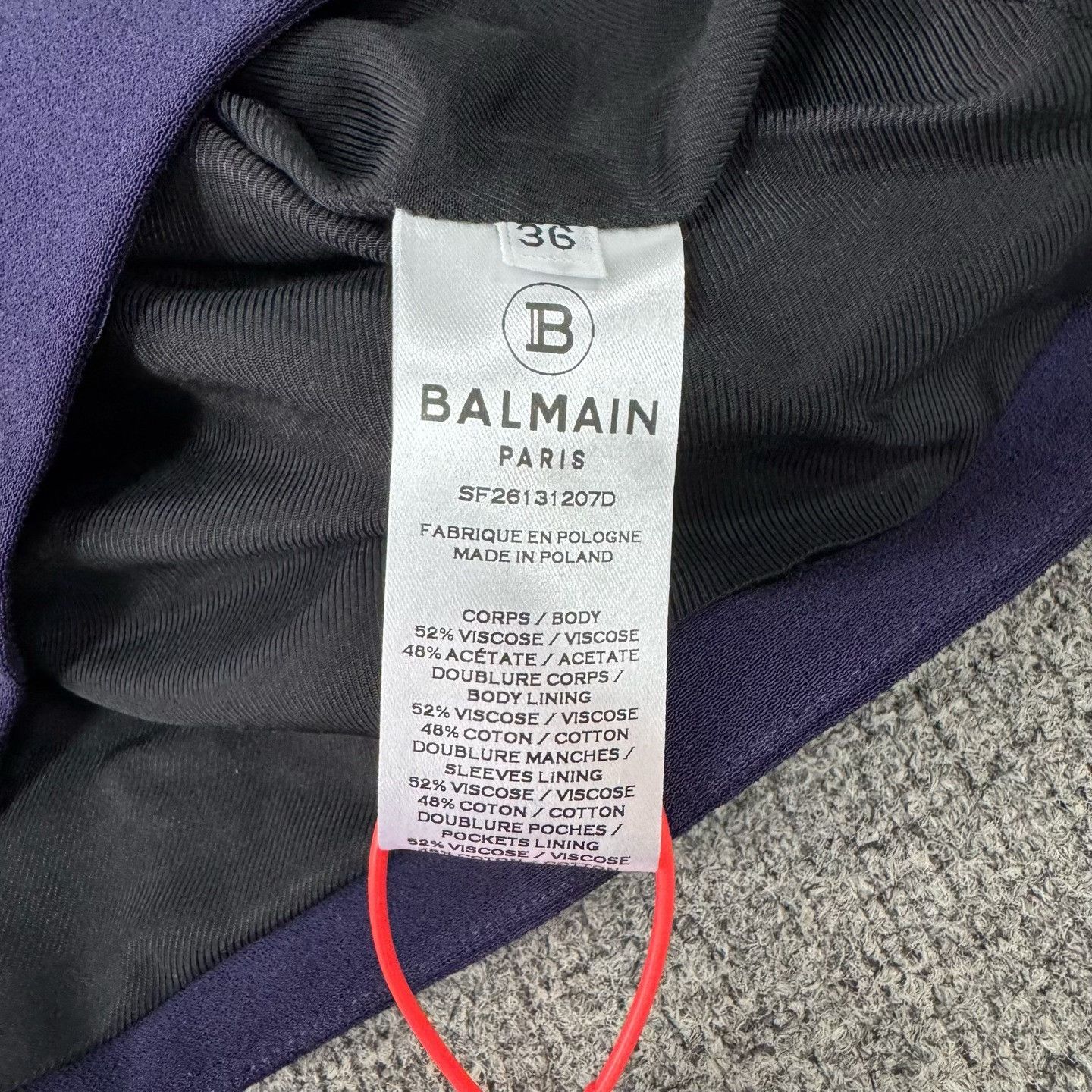 Balmain Balmain Satin Shawl Collar Double Breasted Blazer Size 36 Size XS / US 0-2 / IT 36-38 - 7 Thumbnail