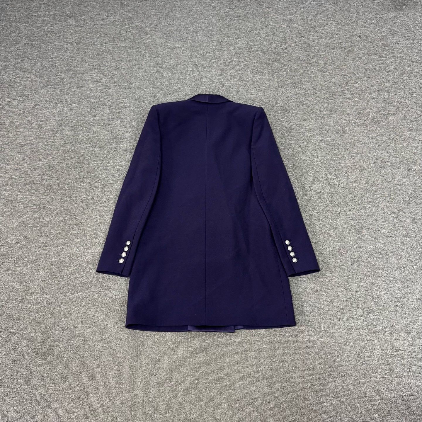 Balmain Balmain Satin Shawl Collar Double Breasted Blazer Size 36 Size XS / US 0-2 / IT 36-38 - 3 Thumbnail