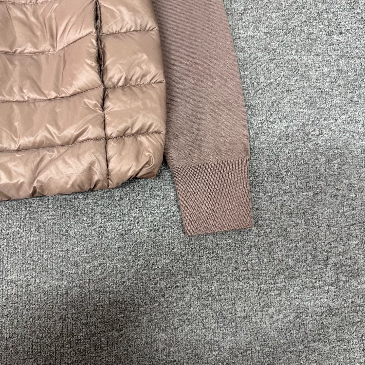 Moncler Moncler Down Paneled Wool Knit Jacket L Size L / US 10 / IT 46 - 4 Thumbnail
