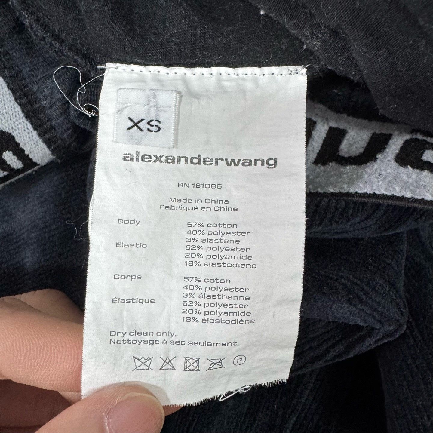 Alexander Wang Alexander Wang Velvet Logo Waistband Joggers XS Size US 28 / EU 44 - 7 Thumbnail