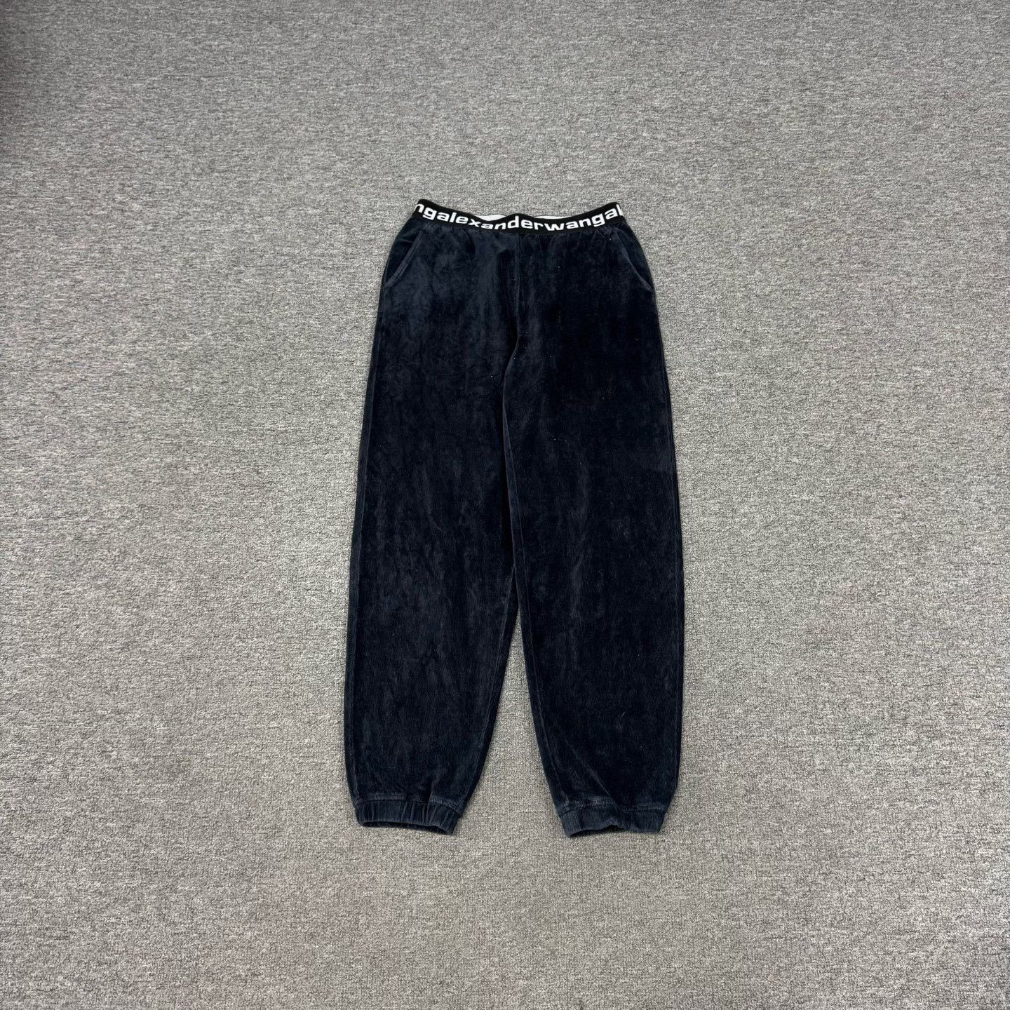 Alexander Wang Alexander Wang Velvet Logo Waistband Joggers XS Size US 28 / EU 44 - 2 Thumbnail