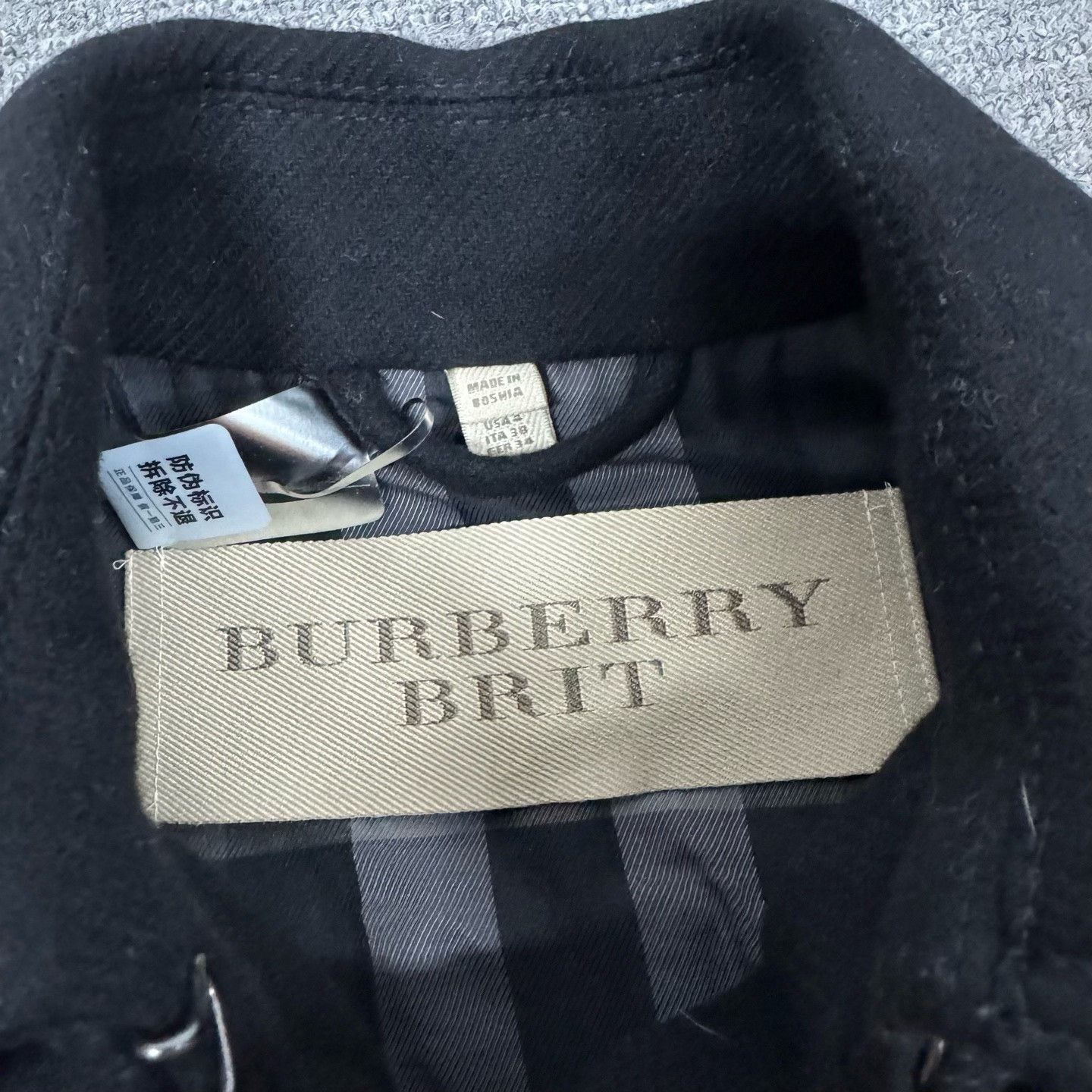 Burberry Burberry Brit Wool Blend Coat UK 6 Size XS / US 0-2 / IT 36-38 - 6 Thumbnail