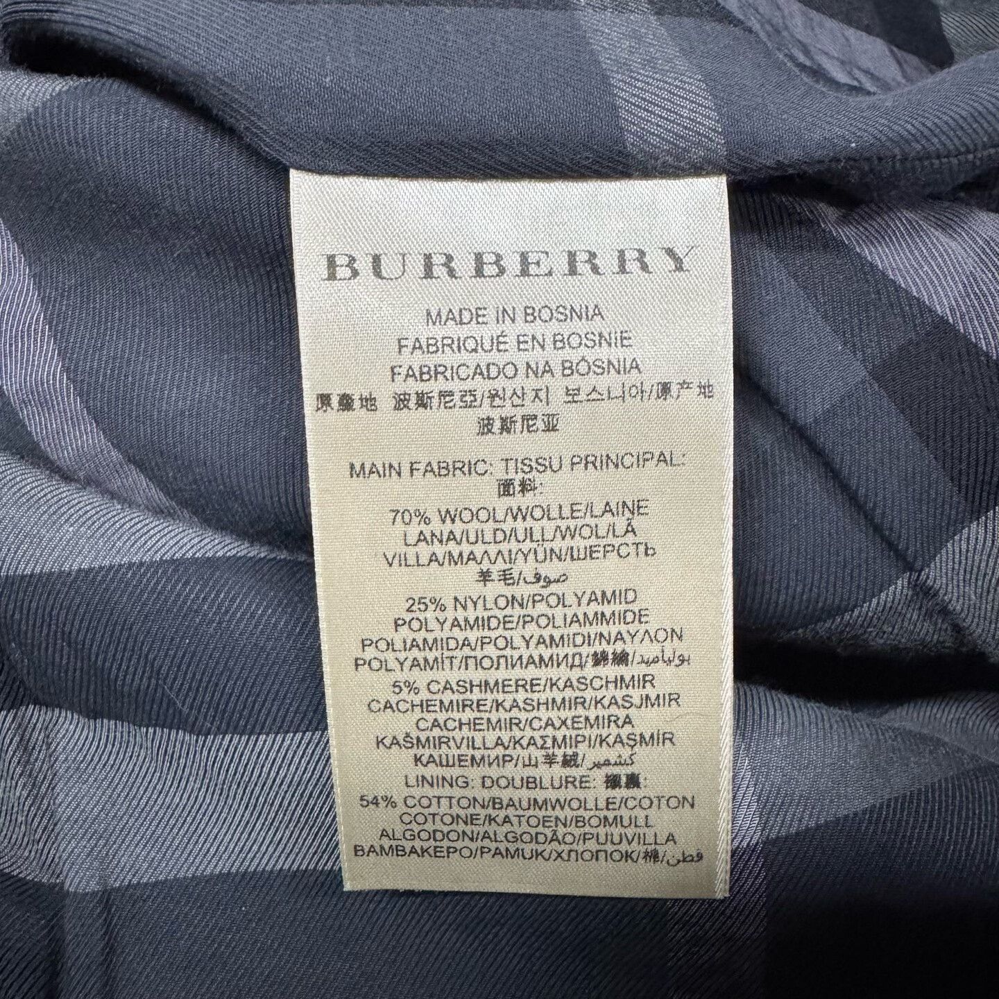Burberry Burberry Brit Wool Blend Coat UK 6 Size XS / US 0-2 / IT 36-38 - 7 Thumbnail