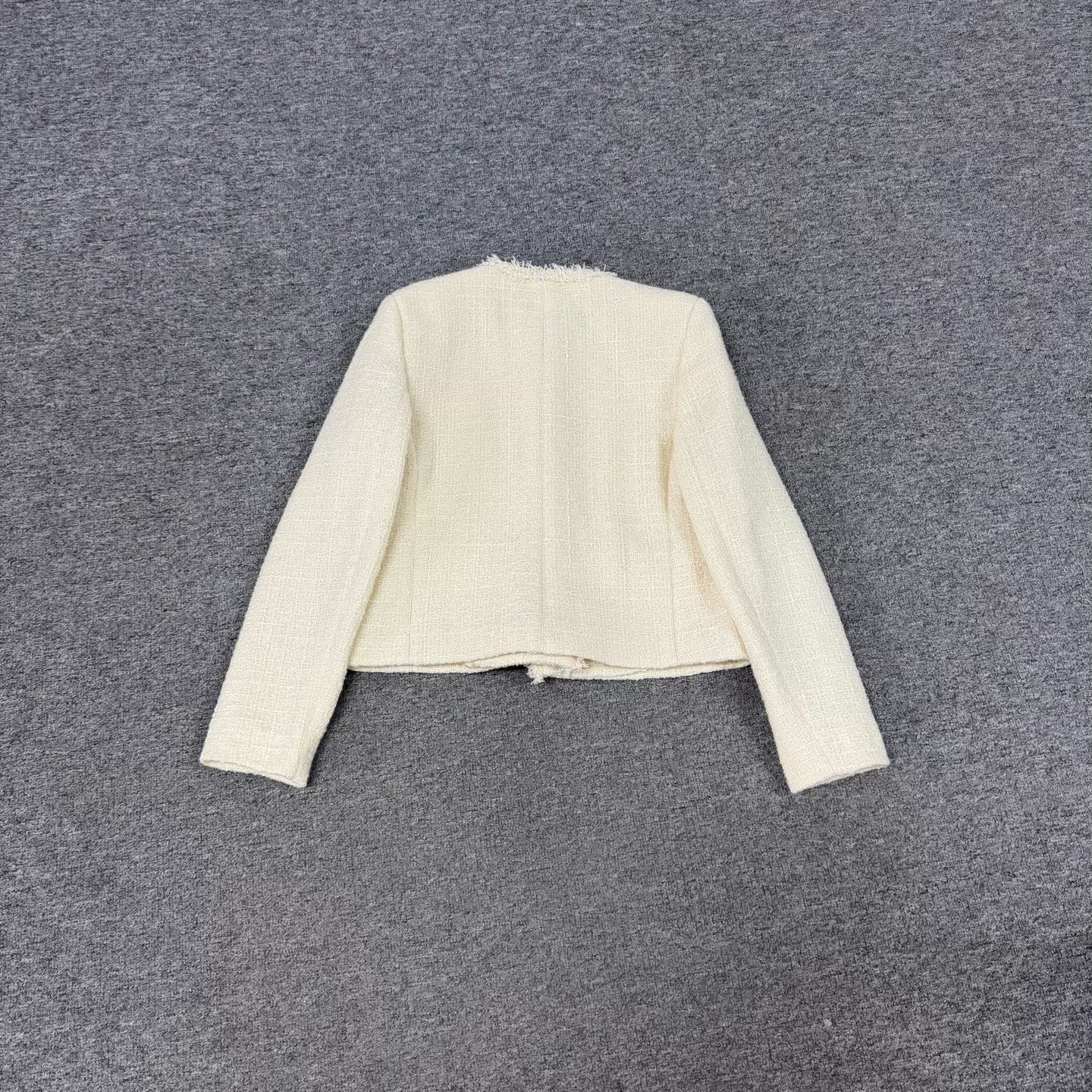 Max Mara Weekend Max Mara Tweed Raw Edge Jacket IT 36 Size XS / US 0-2 / IT 36-38 - 3 Thumbnail