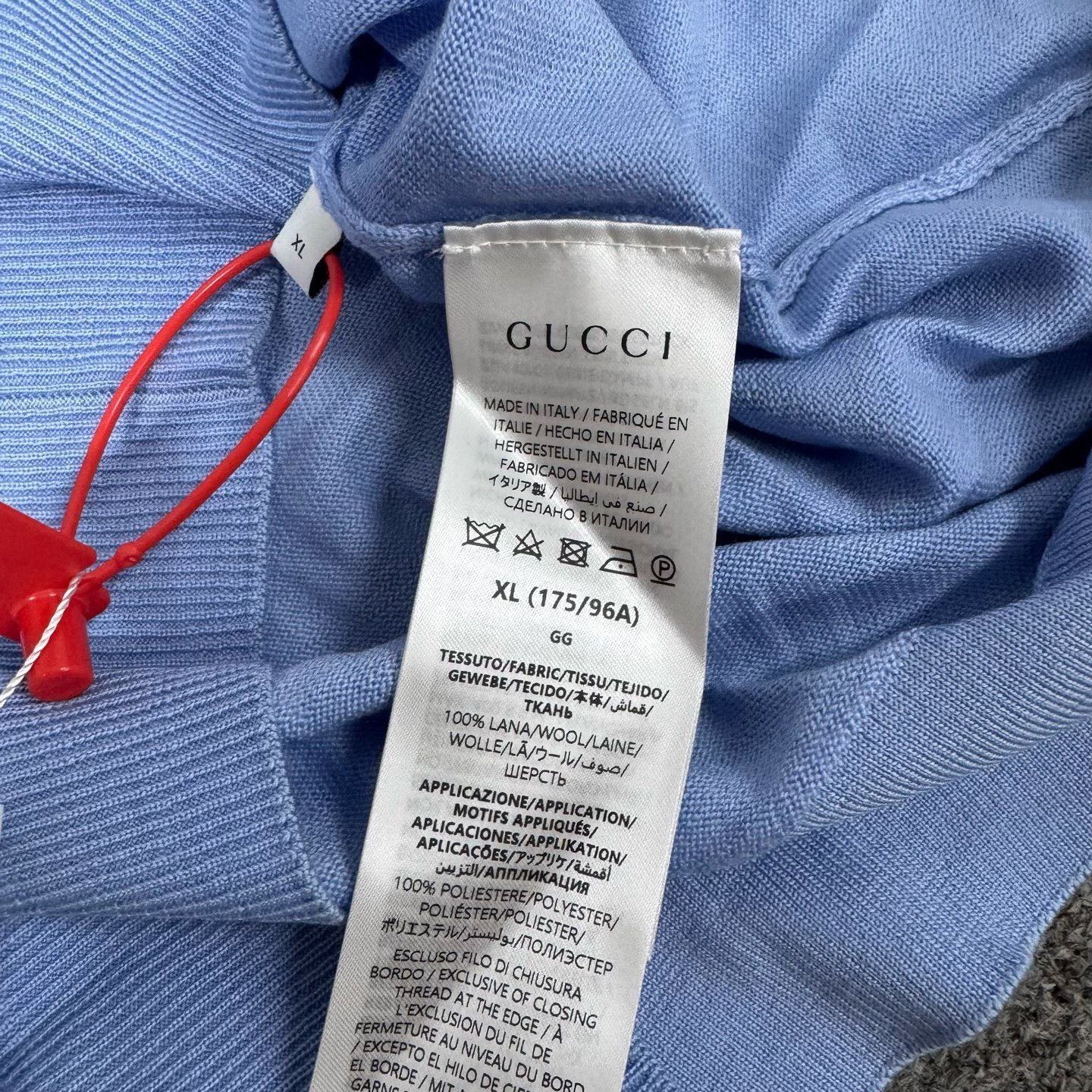 Gucci Gucci Bow Embroidered Wool Knit Sweater Size XL Size US XL / EU 56 / 4 - 7 Thumbnail
