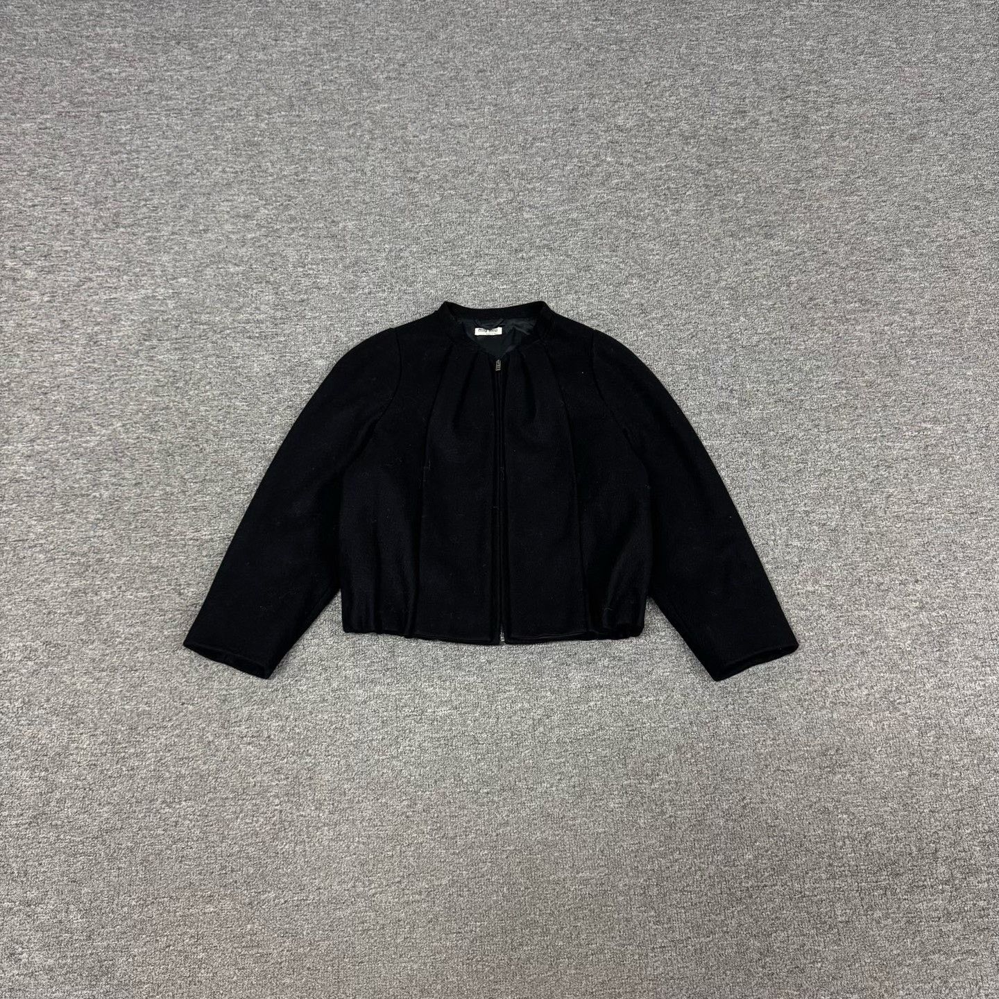 Miu Miu Miu Miu Pleated Wool Jacket IT 36 Size XS / US 0-2 / IT 36-38 - 2 Thumbnail