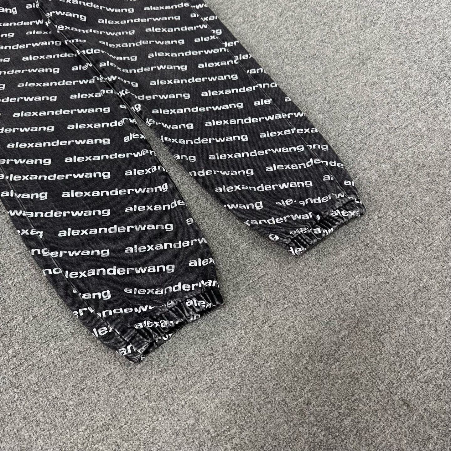 Alexander Wang Alexander Wang Logo Print Denim Joggers XXS Size US 26 / EU 42 - 4 Thumbnail