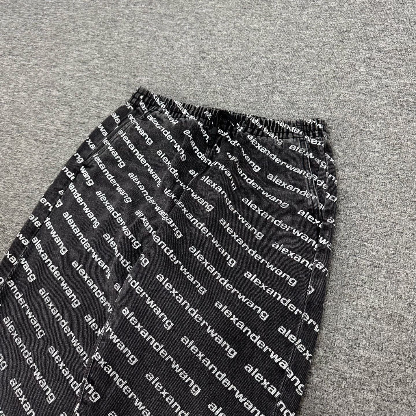 Alexander Wang Alexander Wang Logo Print Denim Joggers XXS Size US 26 / EU 42 - 5 Thumbnail