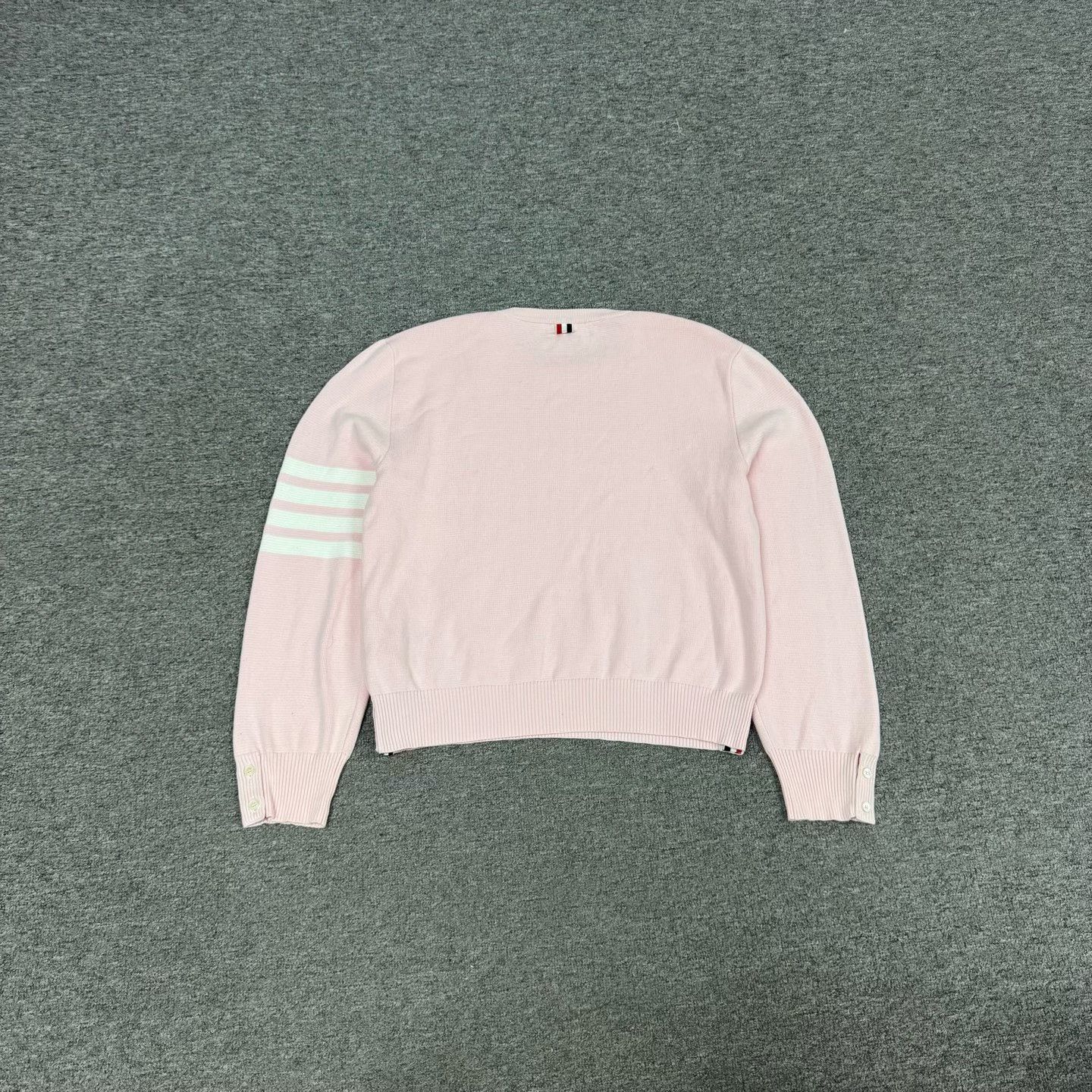 Thom Browne Thom Browne 4-Bar Silk Crewneck Sweater Size 3 Size US L / EU 52-54 / 3 - 3 Thumbnail