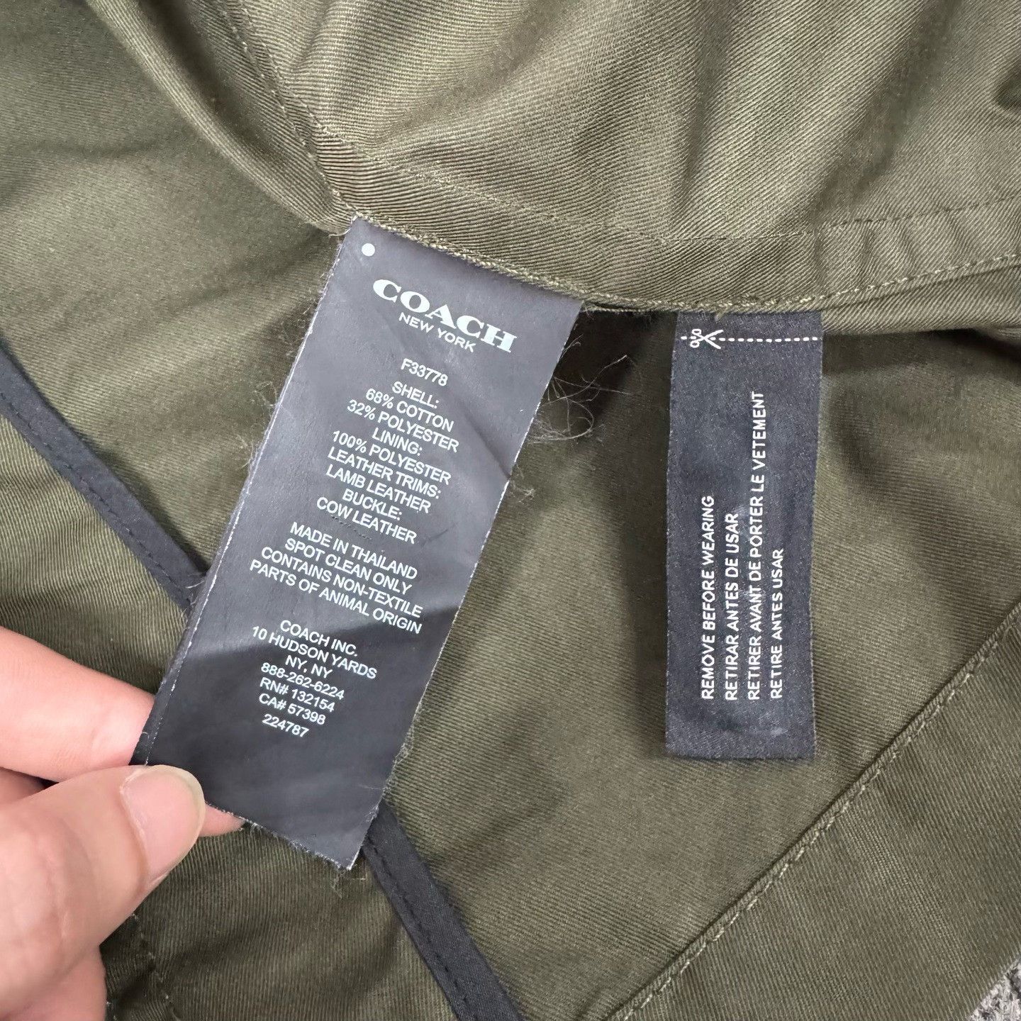Coach Coach Olive Double Breasted Trench Coat S Size US S / EU 44-46 / 1 - 7 Thumbnail