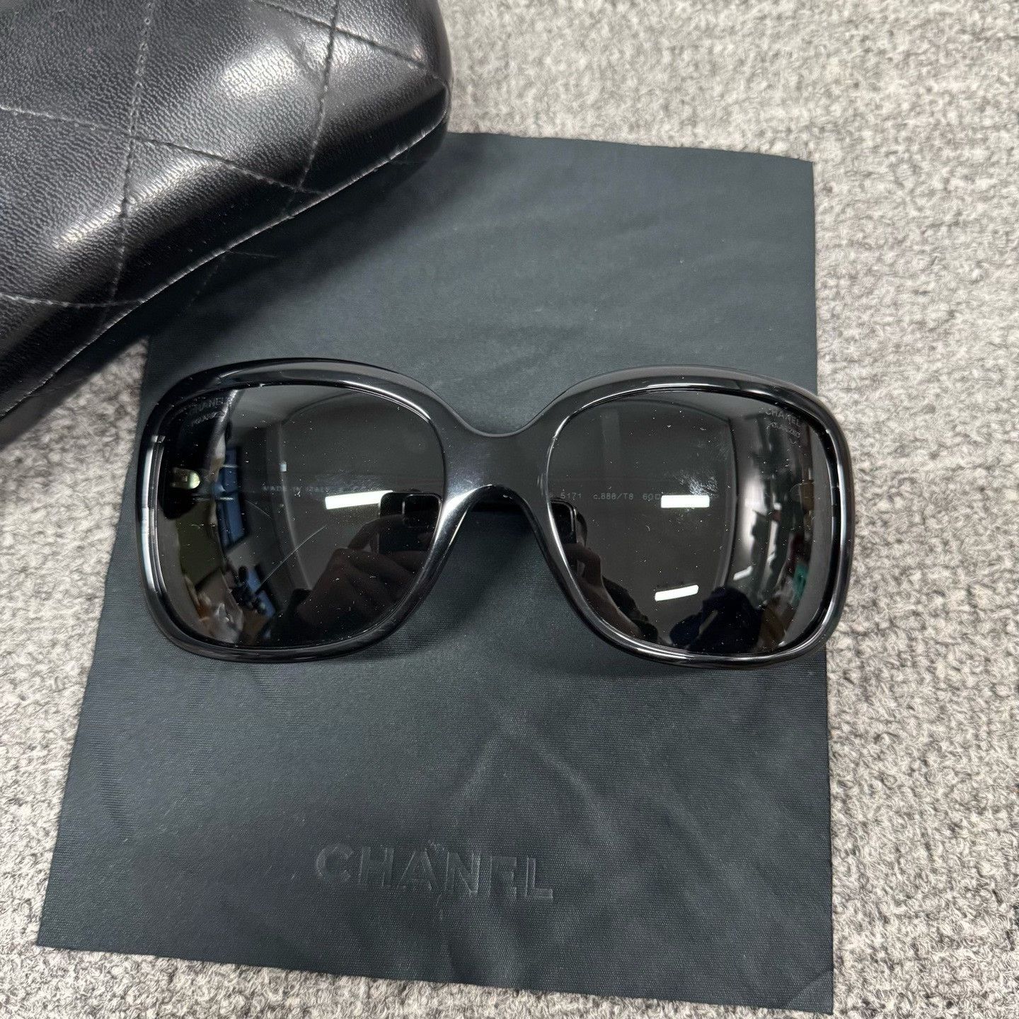 Chanel Chanel Bow CC Square Sunglasses ONE SIZE Size ONE SIZE - 3 Thumbnail