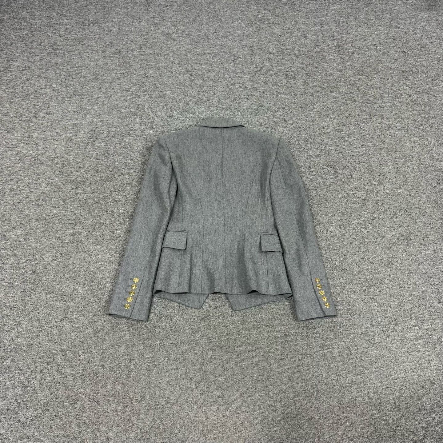 Balmain Balmain Grey Double Breasted Blazer 34 Size XS / US 0-2 / IT 36-38 - 3 Thumbnail