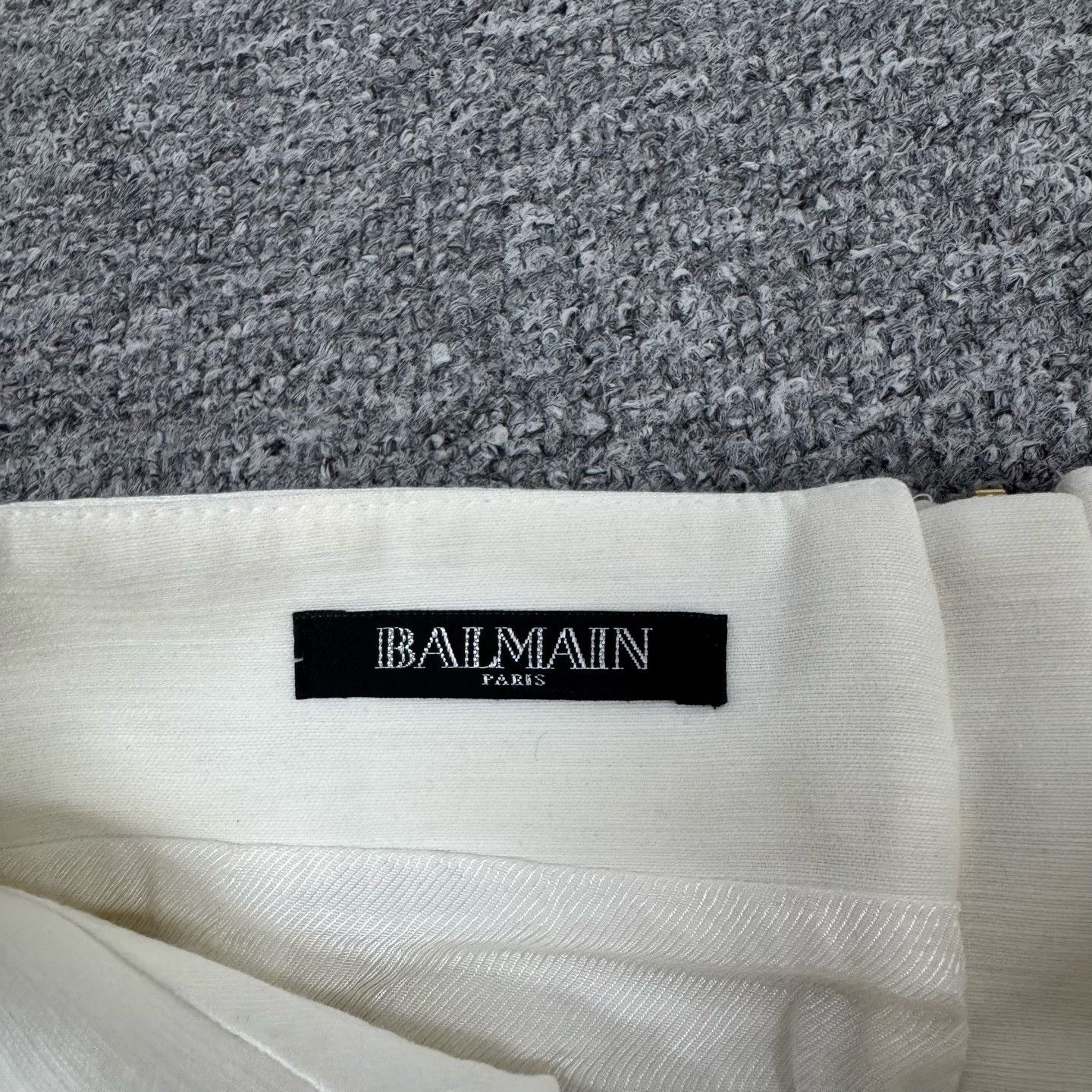 Balmain Balmain Double-Breasted High-Waisted Mini Skirt FR 34 Size 25" / US 0 / IT 36 - 5 Thumbnail