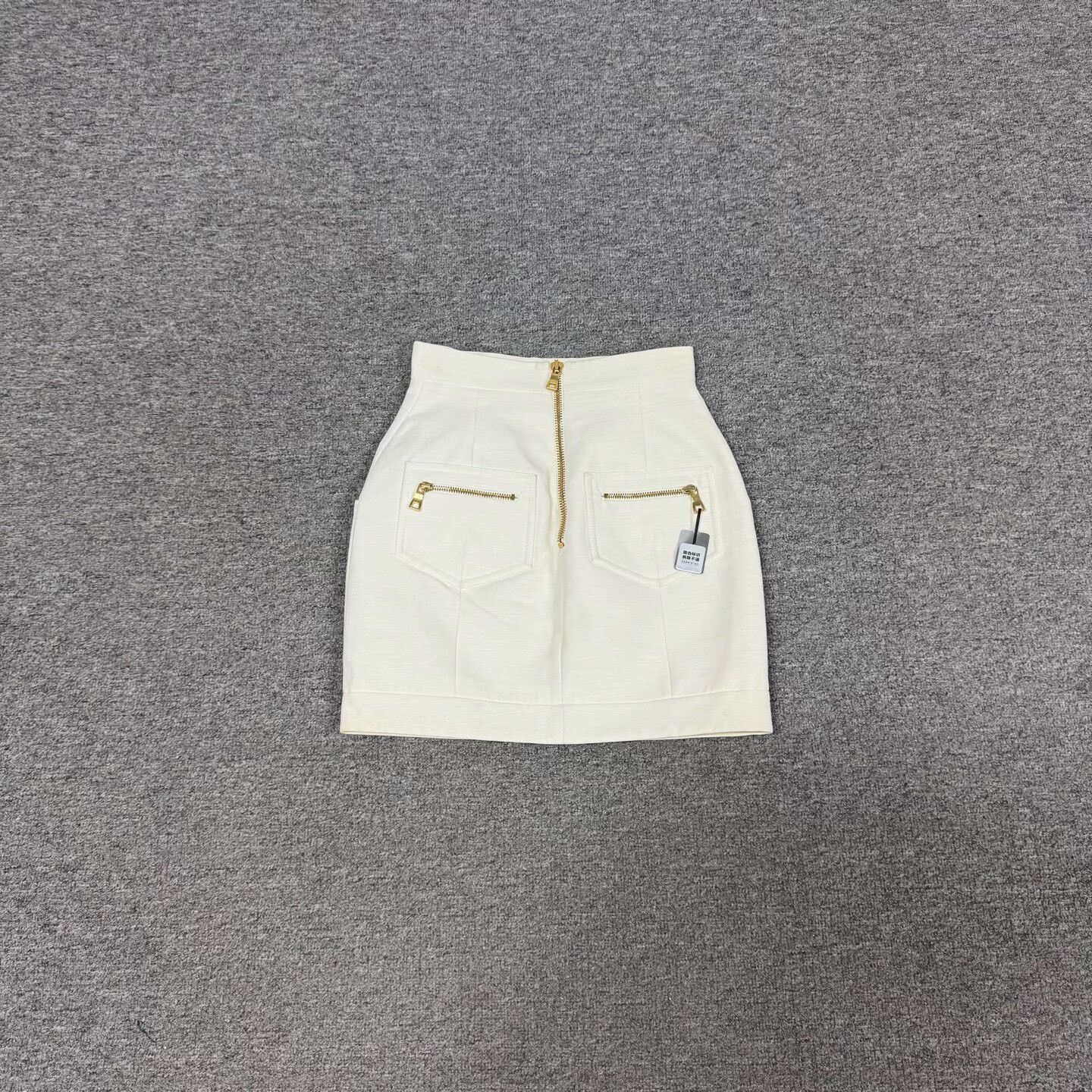 Balmain Balmain Double-Breasted High-Waisted Mini Skirt FR 34 Size 25" / US 0 / IT 36 - 3 Thumbnail