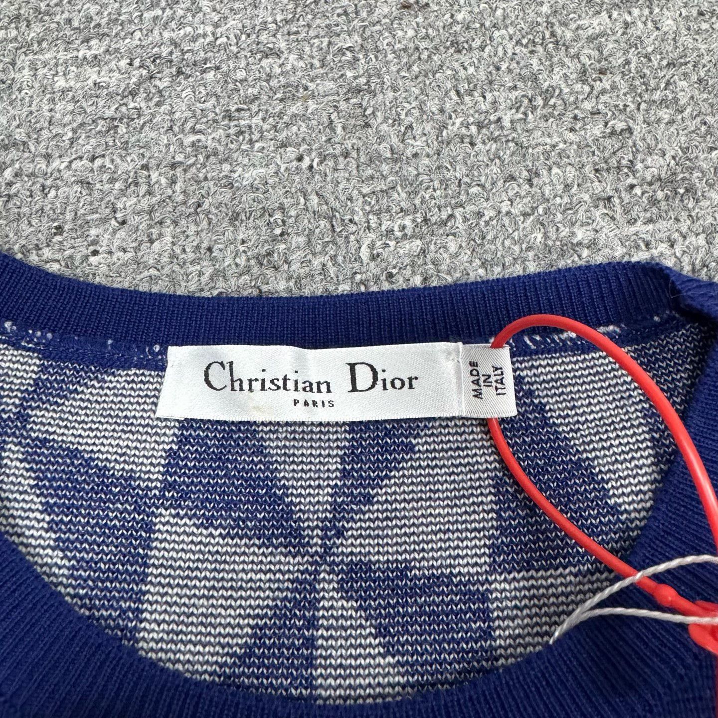 Dior Dior Geometric Wool Knit Vest Size FR 40 Size M / US 6-8 / IT 42-44 - 5 Thumbnail