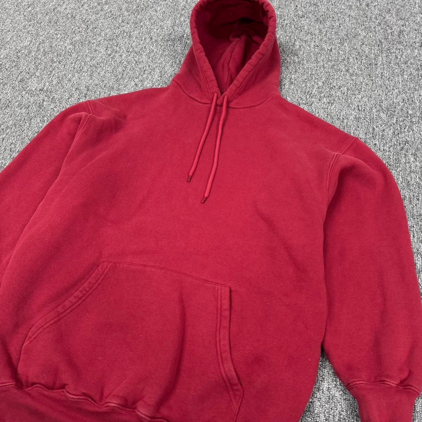 Balenciaga Balenciaga Red Back Logo Hoodie XS Size US XS / EU 42 / 0 - 5 Thumbnail