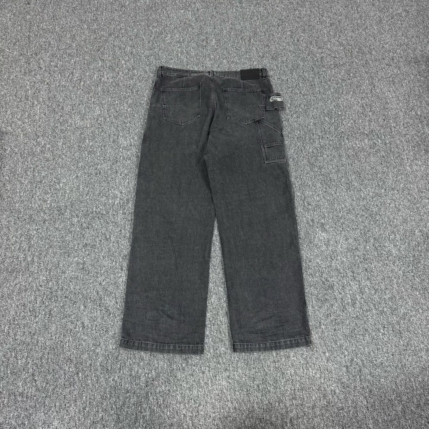 Dior Dior Black Washed Logo Carpenter Pants Size 36 Size US 36 / EU 52 - 3 Thumbnail