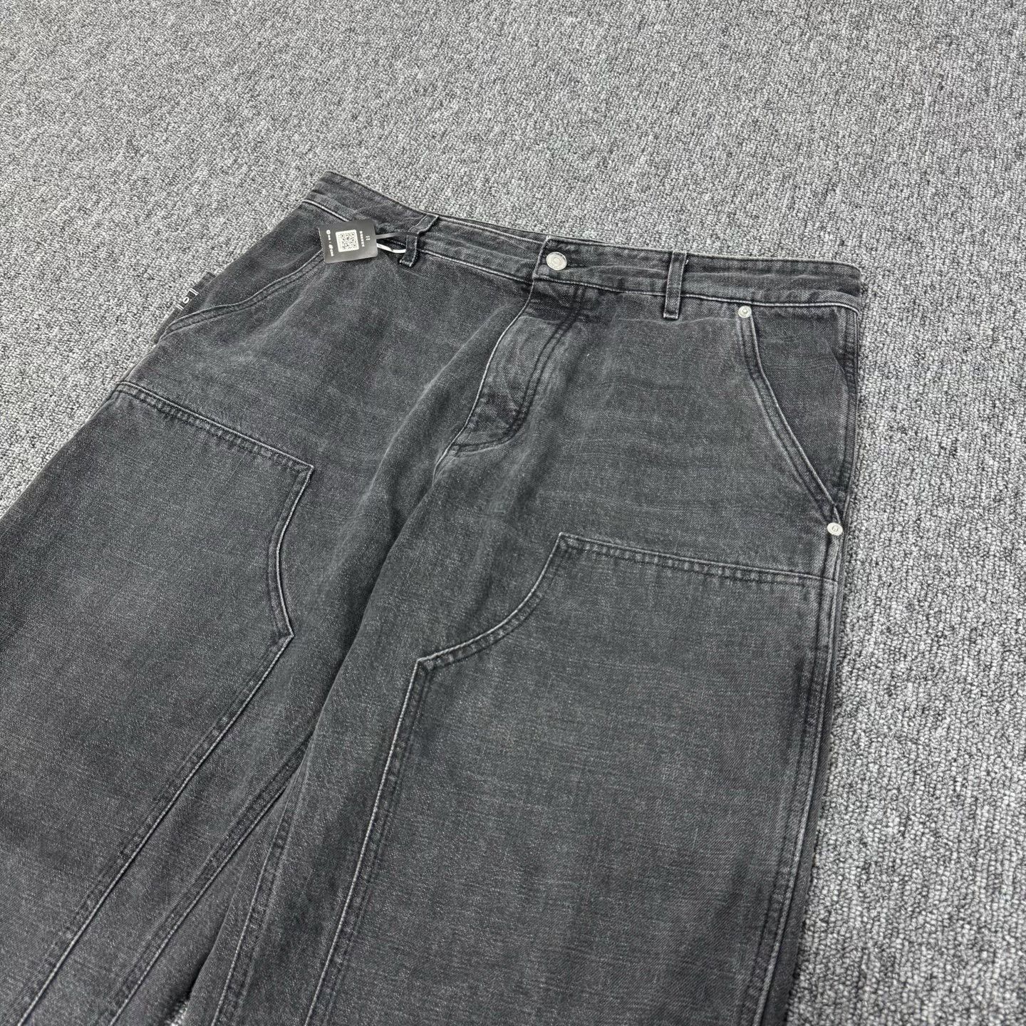 Dior Dior Black Washed Logo Carpenter Pants Size 36 Size US 36 / EU 52 - 5 Thumbnail