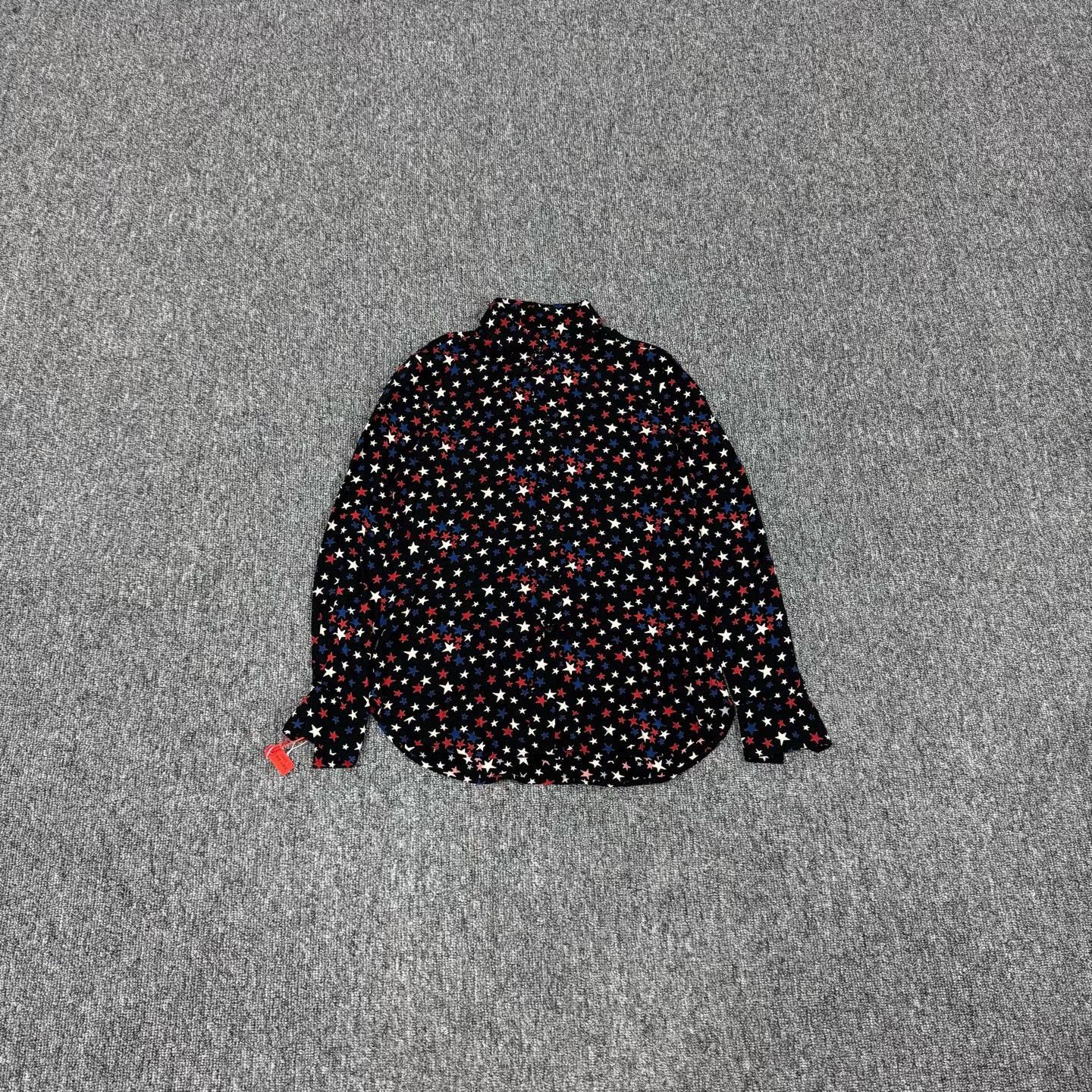 Saint Laurent Paris Saint Laurent Star Print Long Sleeve Shirt FR 36 Size XS / US 0-2 / IT 36-38 - 2 Thumbnail