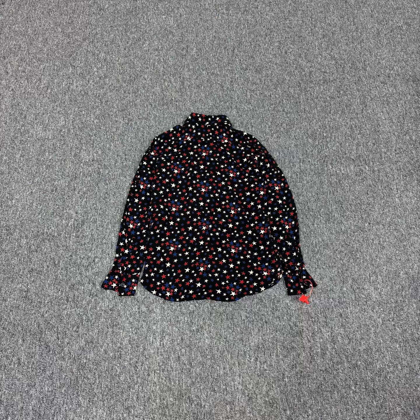 Saint Laurent Paris Saint Laurent Star Print Long Sleeve Shirt FR 36 Size XS / US 0-2 / IT 36-38 - 3 Thumbnail