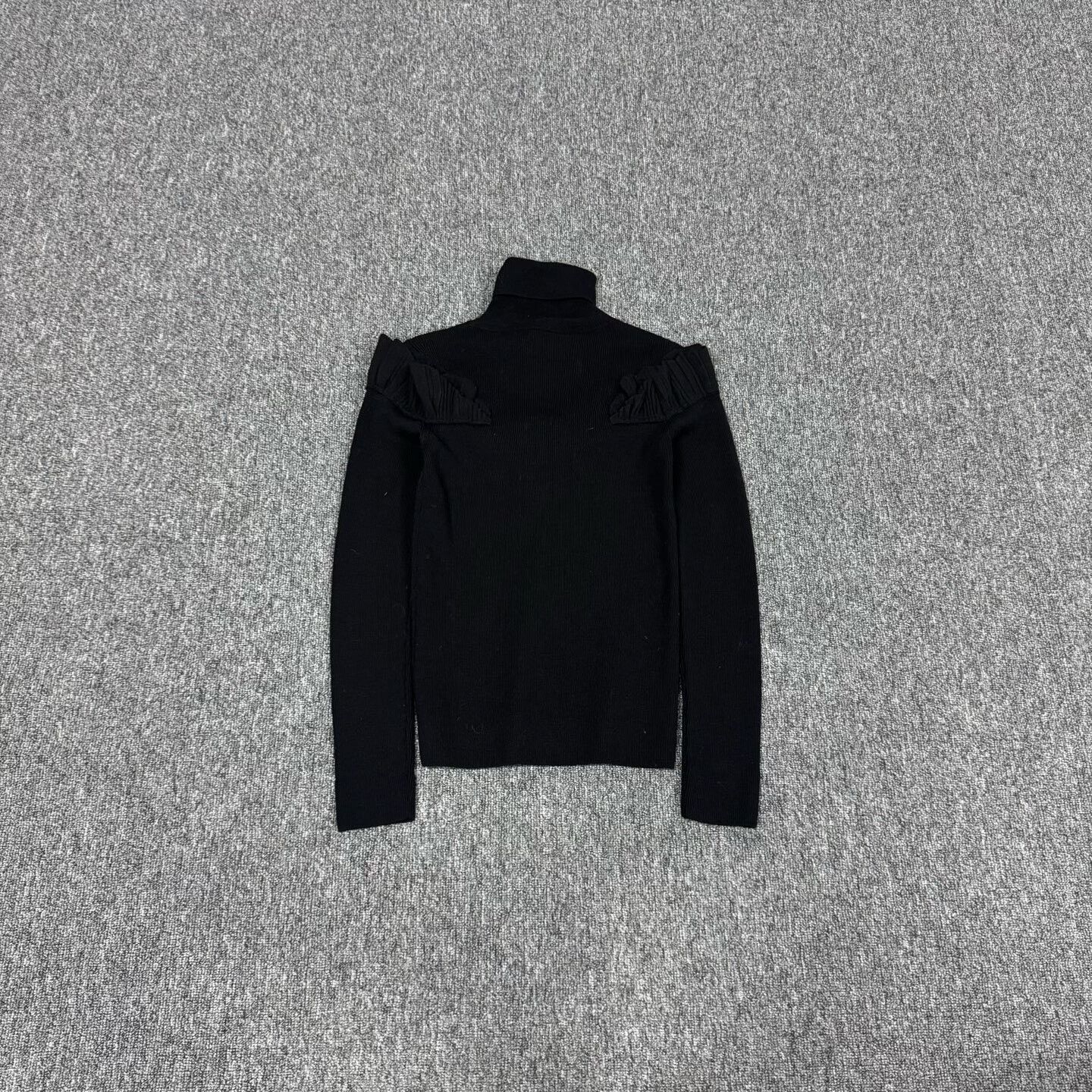 Dior Dior V-Pleated Ruffle Turtleneck Sweater FR 38 Size S / US 4 / IT 40 - 3 Thumbnail
