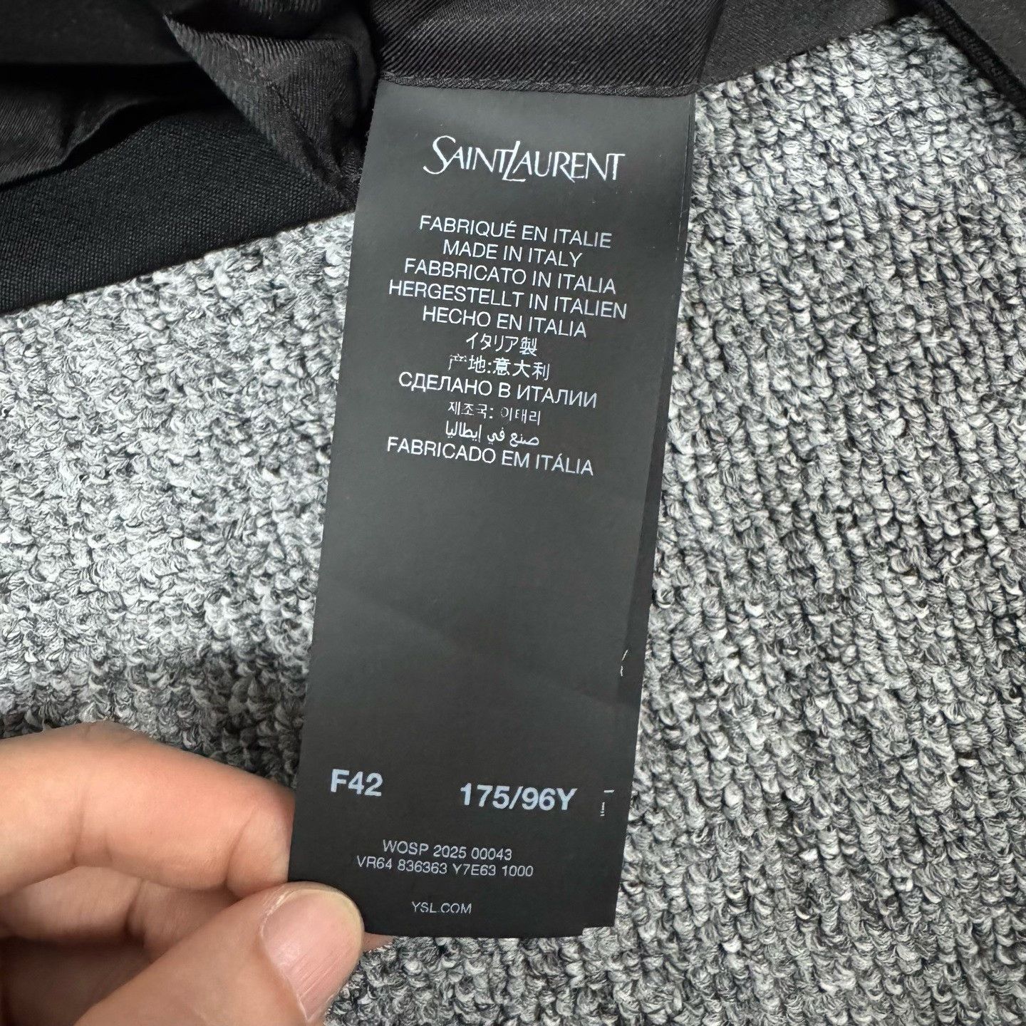 Saint Laurent Paris Saint Laurent Double Breasted Blazer Size 42 Size M / US 6-8 / IT 42-44 - 8 Thumbnail