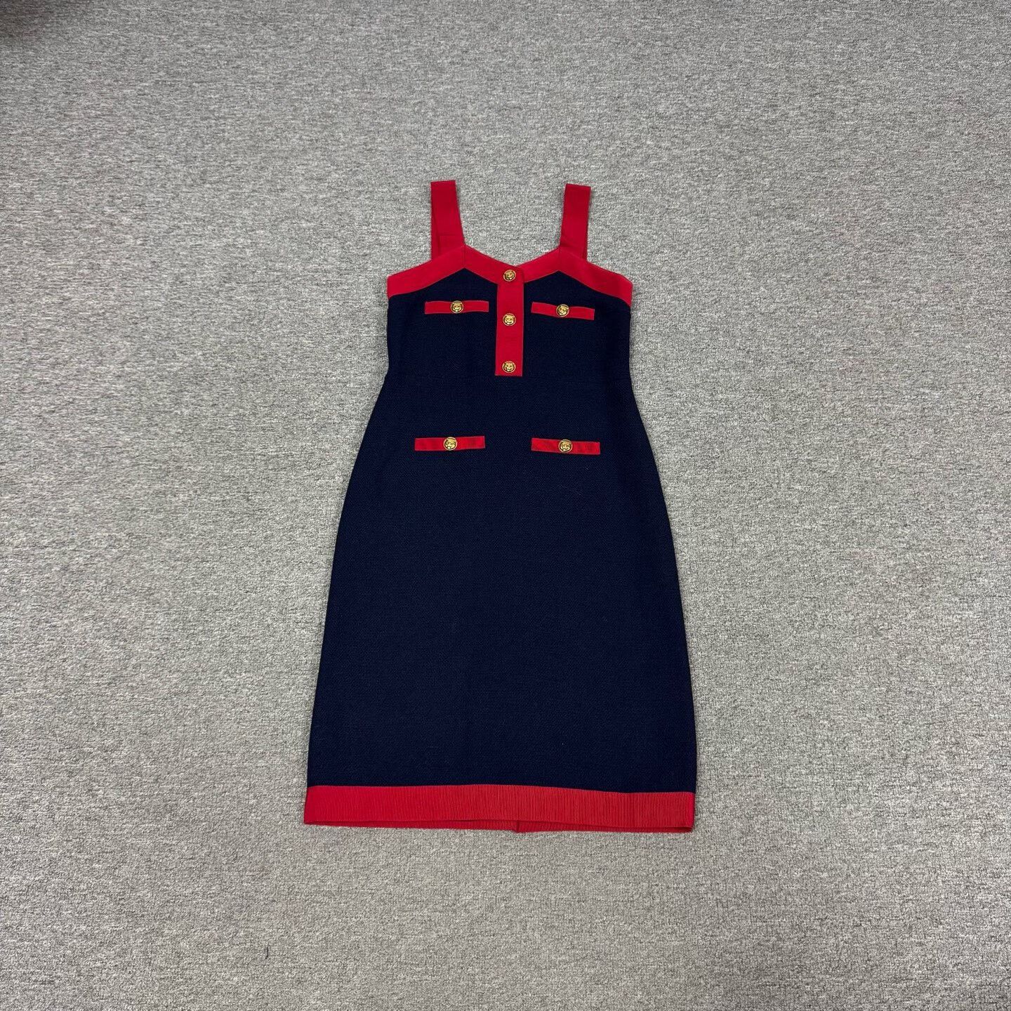 Gucci Gucci Red Trim Knit Sleeveless Dress 38 Size XS / US 0-2 / IT 36-38 - 2 Thumbnail