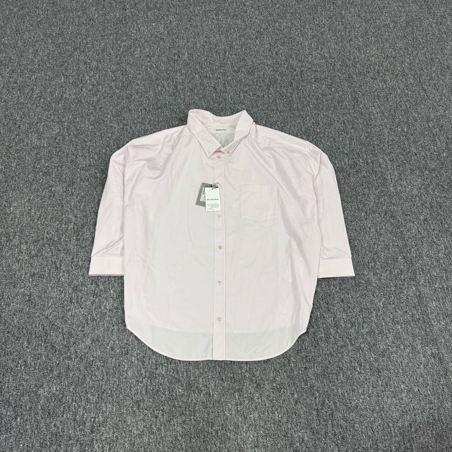 Balenciaga Balenciaga Back Logo Pink Button Up Shirt 34 Size XS / US 0-2 / IT 36-38 - 3 Thumbnail