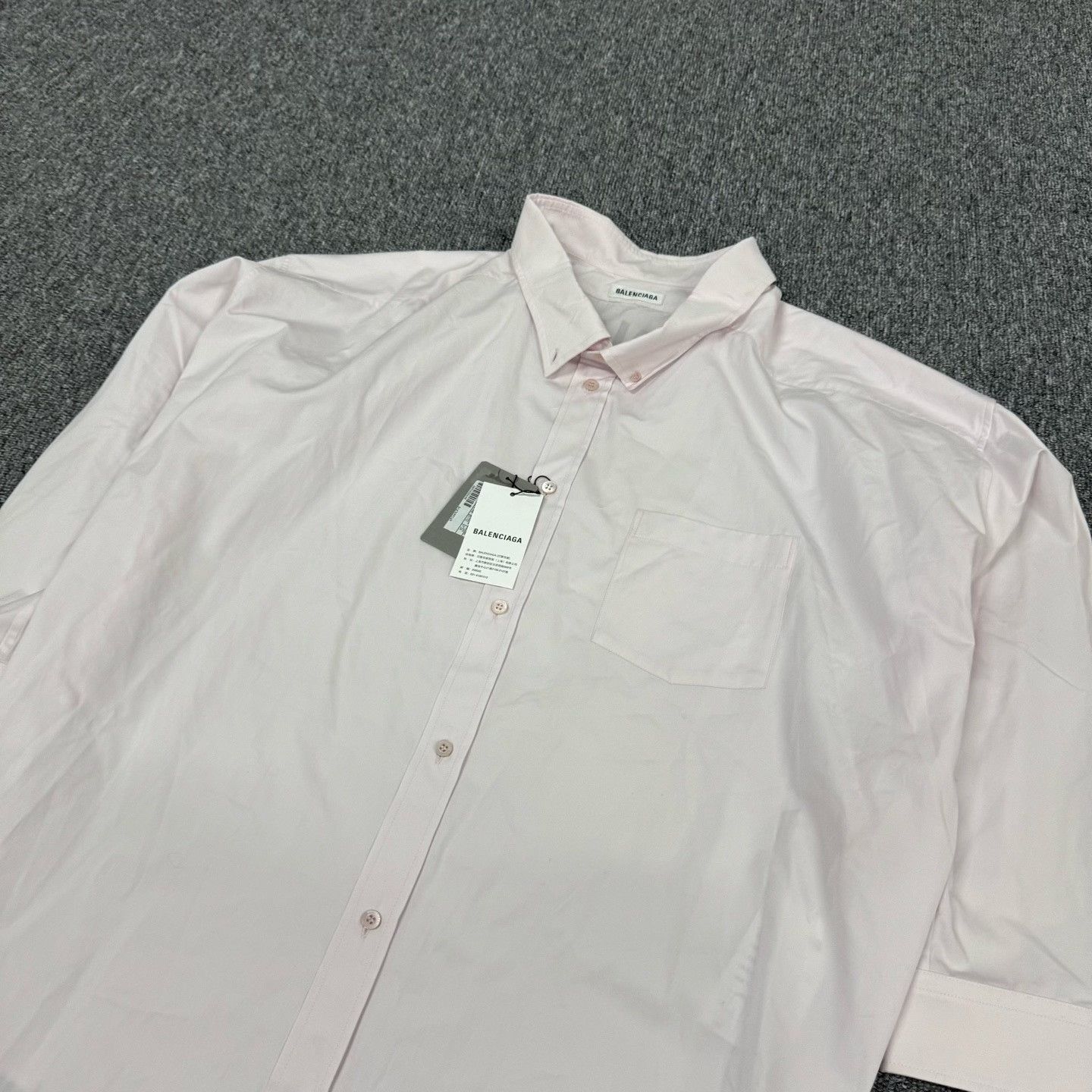 Balenciaga Balenciaga Back Logo Pink Button Up Shirt 34 Size XS / US 0-2 / IT 36-38 - 5 Thumbnail