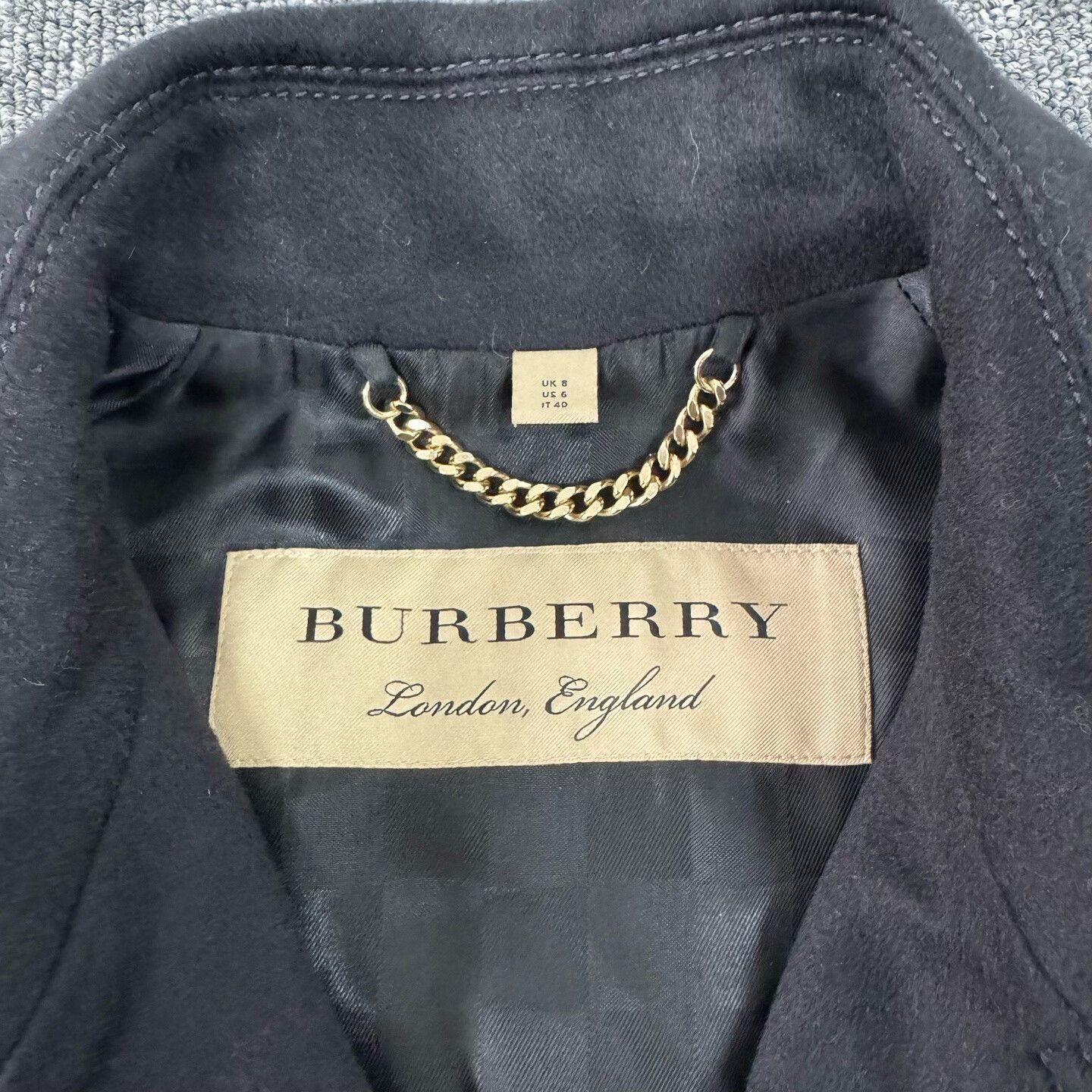 Burberry Burberry Cashmere Double Breasted Coat Size UK 8 Size S / US 4 / IT 40 - 6 Thumbnail
