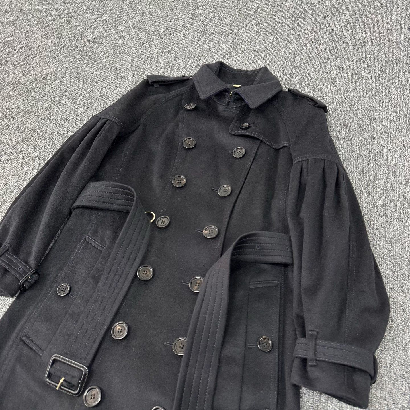 Burberry Burberry Cashmere Double Breasted Coat Size UK 8 Size S / US 4 / IT 40 - 5 Thumbnail