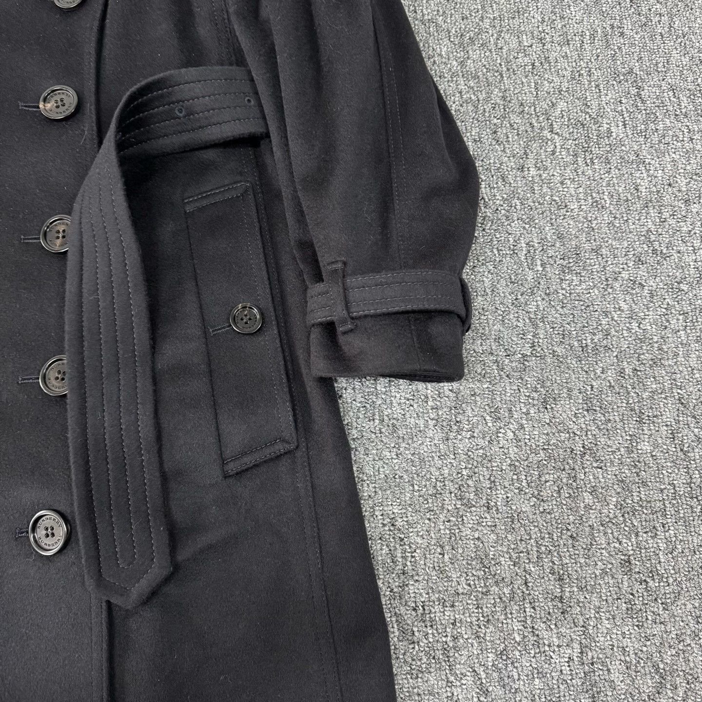 Burberry Burberry Cashmere Double Breasted Coat Size UK 8 Size S / US 4 / IT 40 - 4 Thumbnail