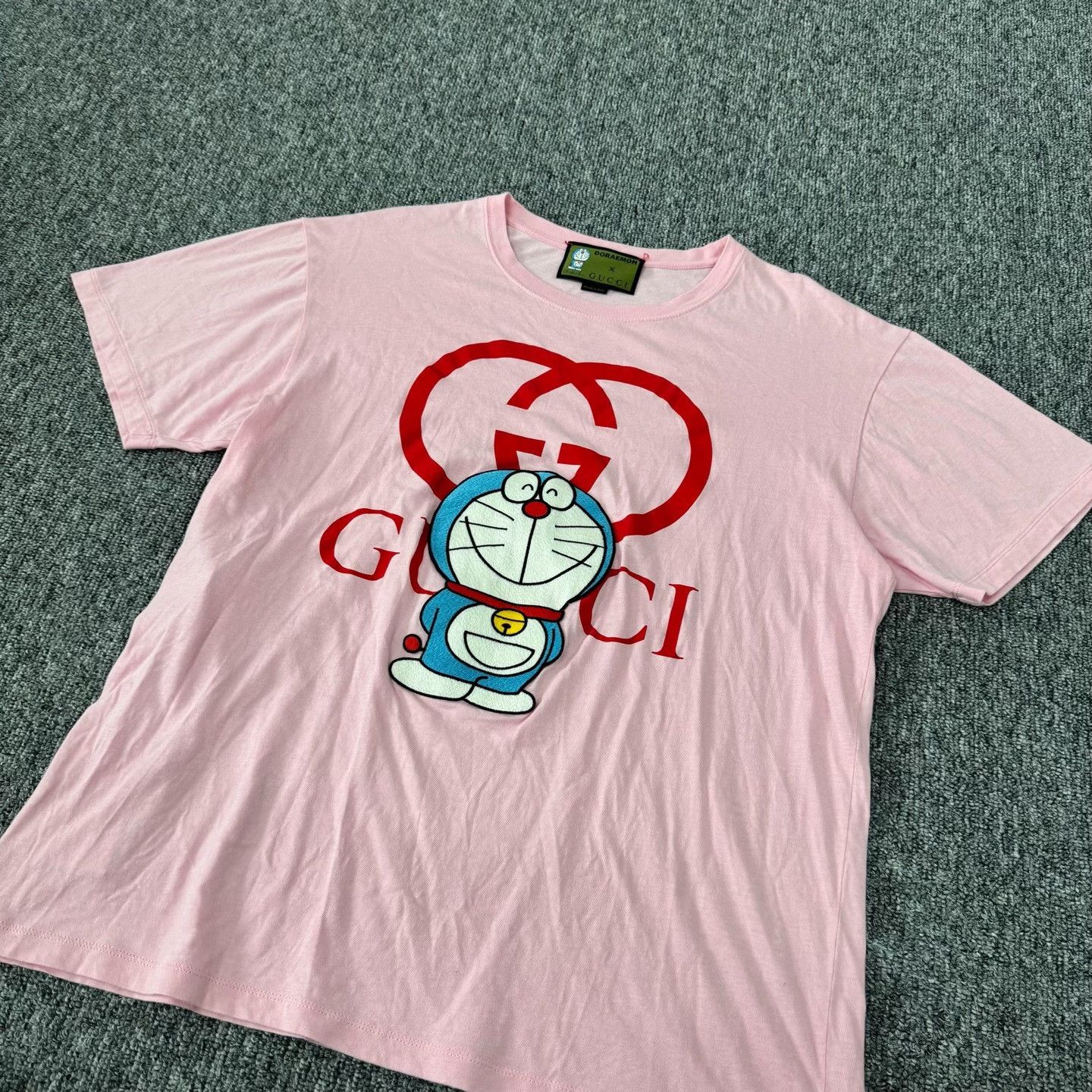 Gucci Gucci x Doraemon Print T-Shirt Pink Size S Size US S / EU 44-46 / 1 - 4 Thumbnail