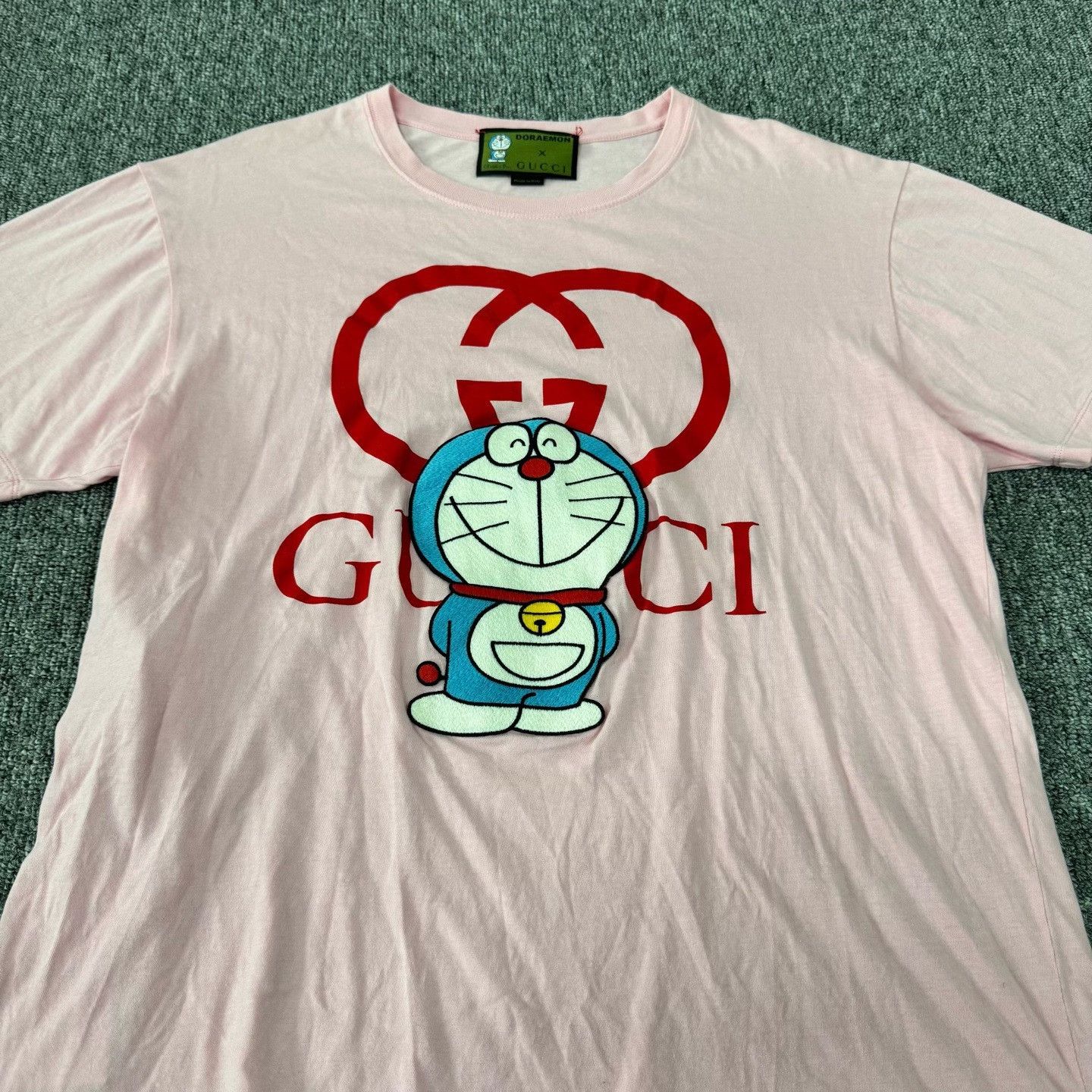 Gucci Gucci x Doraemon Print T-Shirt Pink Size S Size US S / EU 44-46 / 1 - 5 Thumbnail