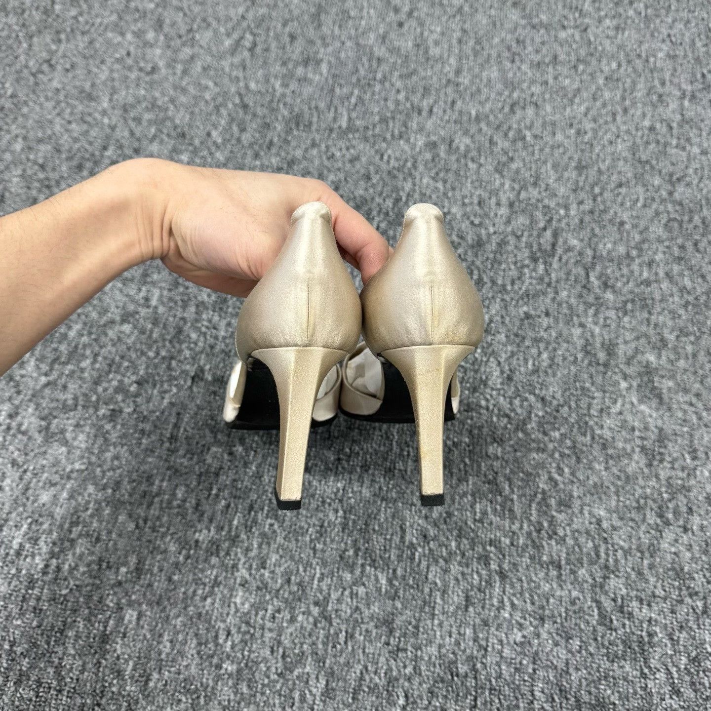 Saint Laurent Paris Saint Laurent Satin Pointed Toe Heels Size UK 7 / EU 41 Size US 9.5 / IT 39.5 - 4 Thumbnail