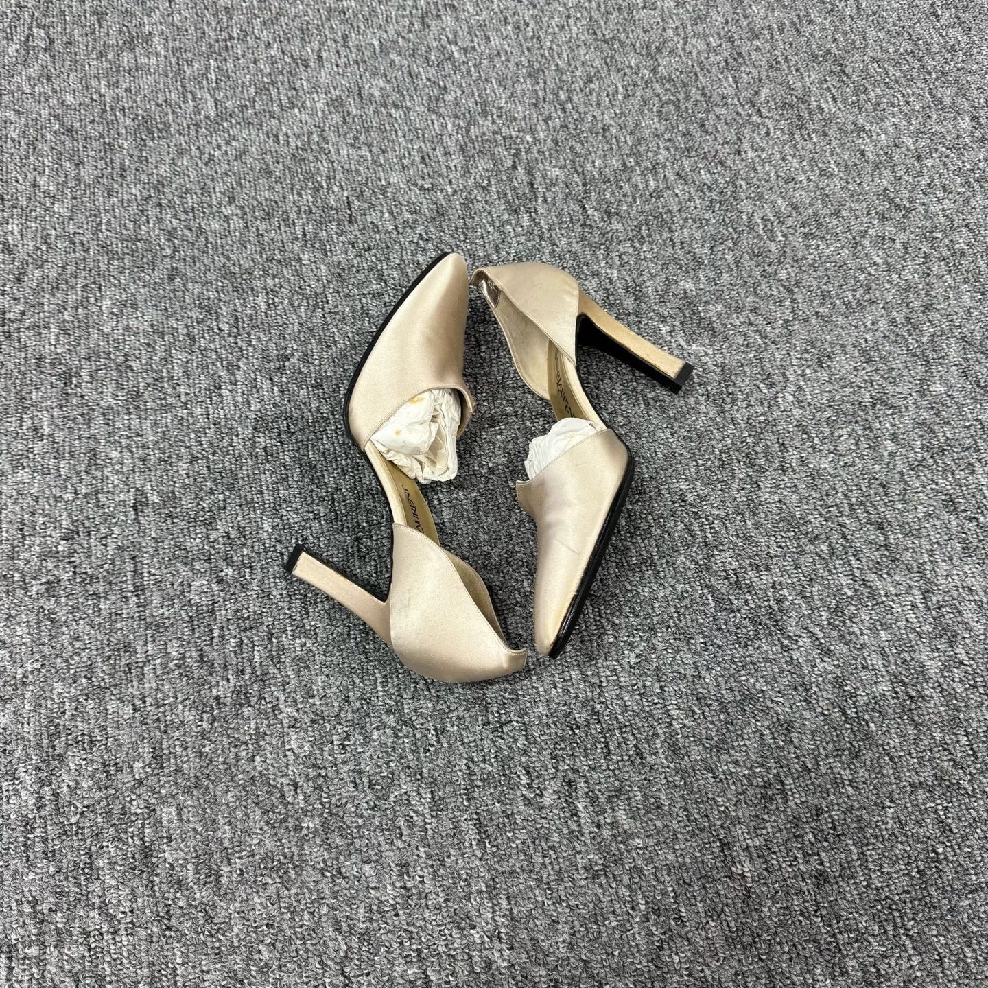 Saint Laurent Paris Saint Laurent Satin Pointed Toe Heels Size UK 7 / EU 41 Size US 9.5 / IT 39.5 - 6 Thumbnail