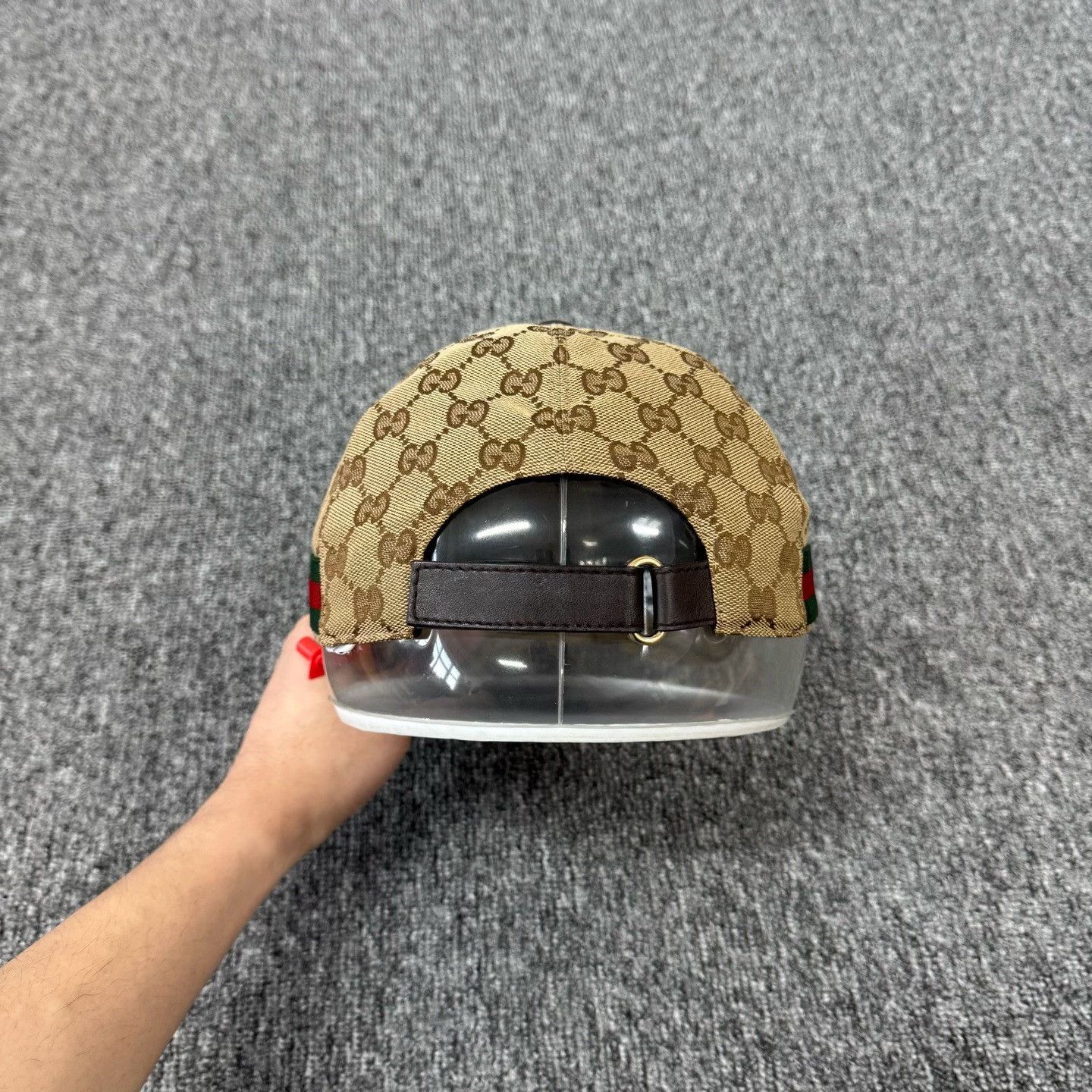 Gucci Gucci GG Supreme Monogram Canvas Baseball Cap ONE SIZE Size ONE SIZE - 4 Thumbnail
