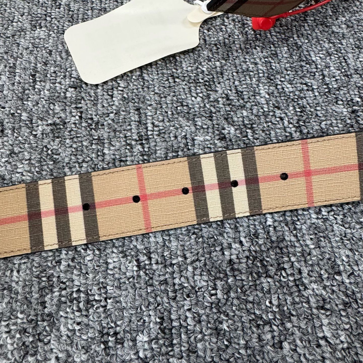 Burberry Burberry TB Monogram Plaid Belt Size 36 Size 36 - 7 Thumbnail