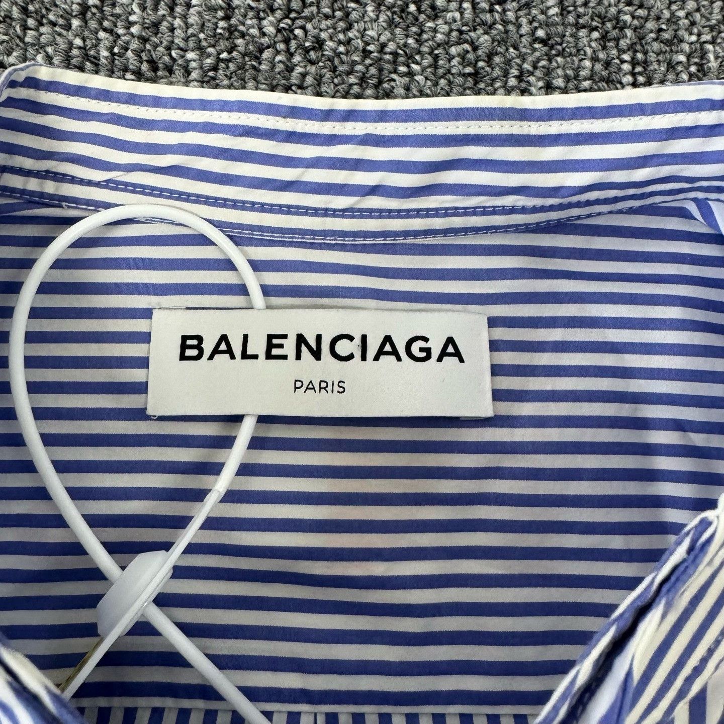 Balenciaga Balenciaga Back Logo Striped Shirt 36 Size US S / EU 44-46 / 1 - 6 Thumbnail