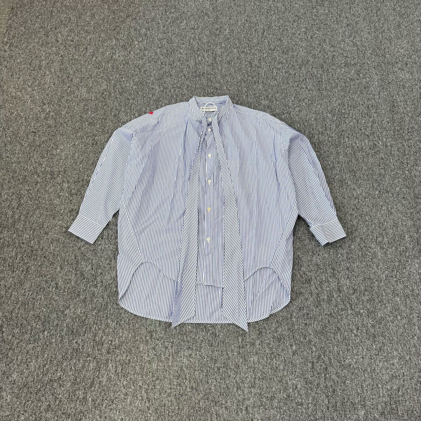 Balenciaga Balenciaga Back Logo Striped Shirt 36 Size US S / EU 44-46 / 1 - 3 Thumbnail
