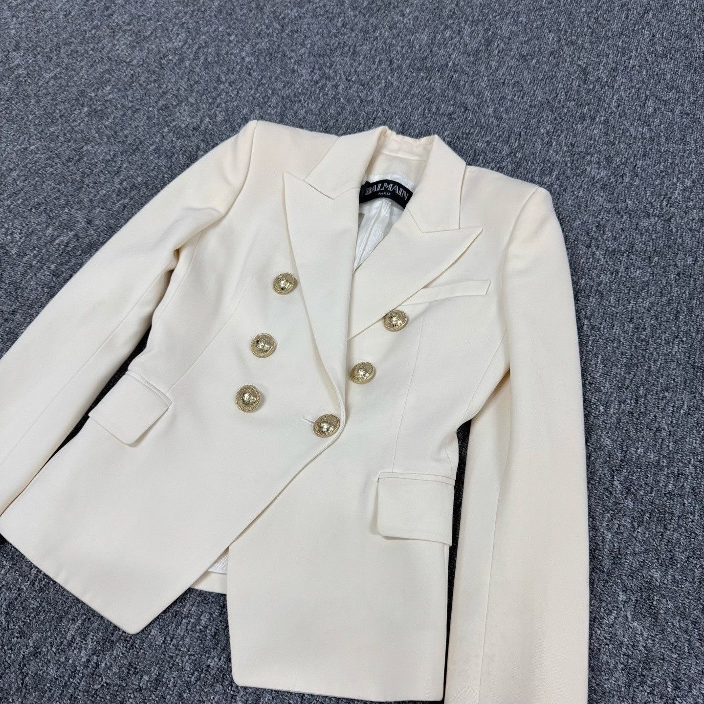 Balmain Balmain Double Breasted Gold Button Blazer Size 36 Size XS / US 0-2 / IT 36-38 - 5 Thumbnail