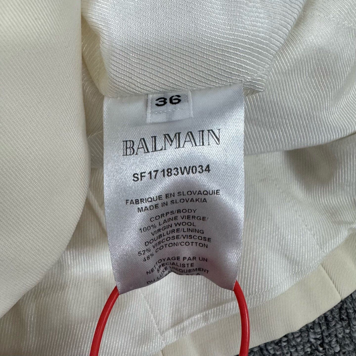 Balmain Balmain Double Breasted Gold Button Blazer Size 36 Size XS / US 0-2 / IT 36-38 - 7 Thumbnail