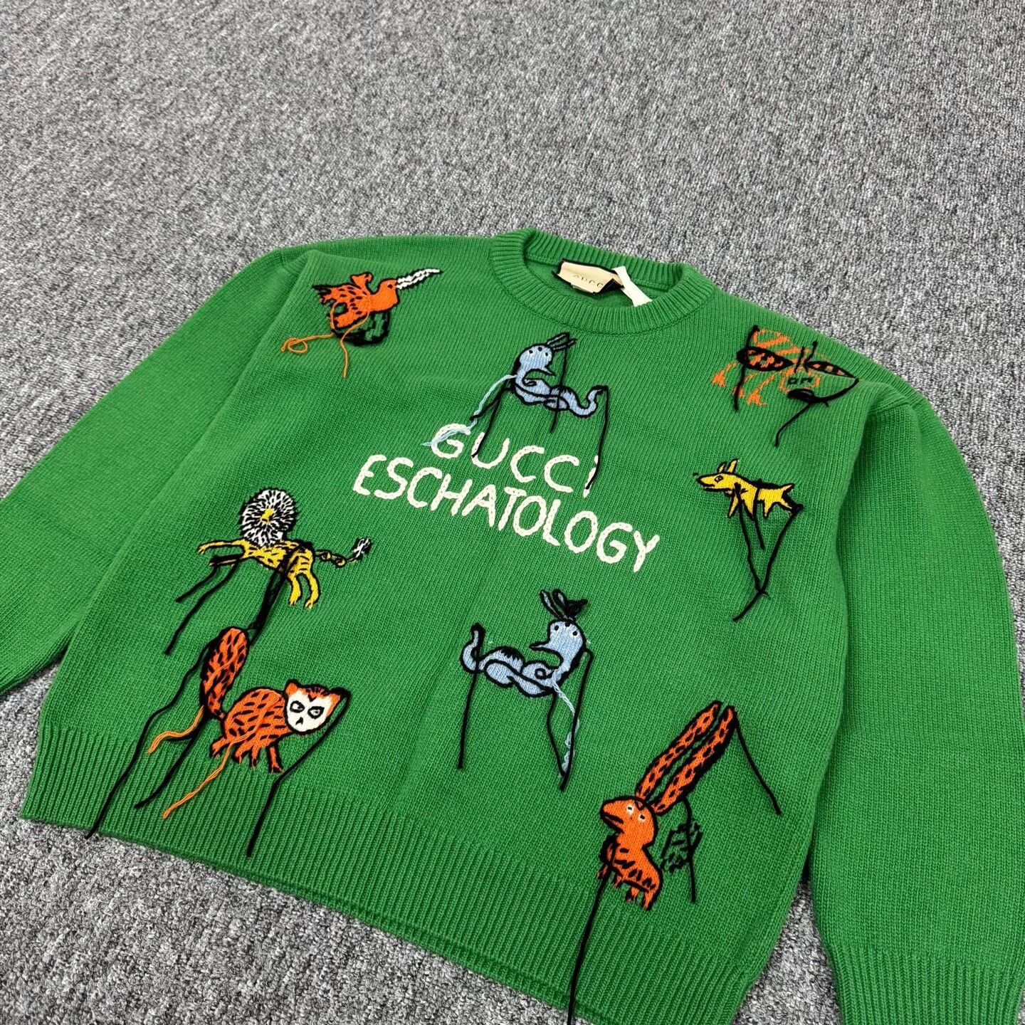Gucci Gucci Eschatology Animal Embroidered Sweater M Size US M / EU 48-50 / 2 - 5 Thumbnail