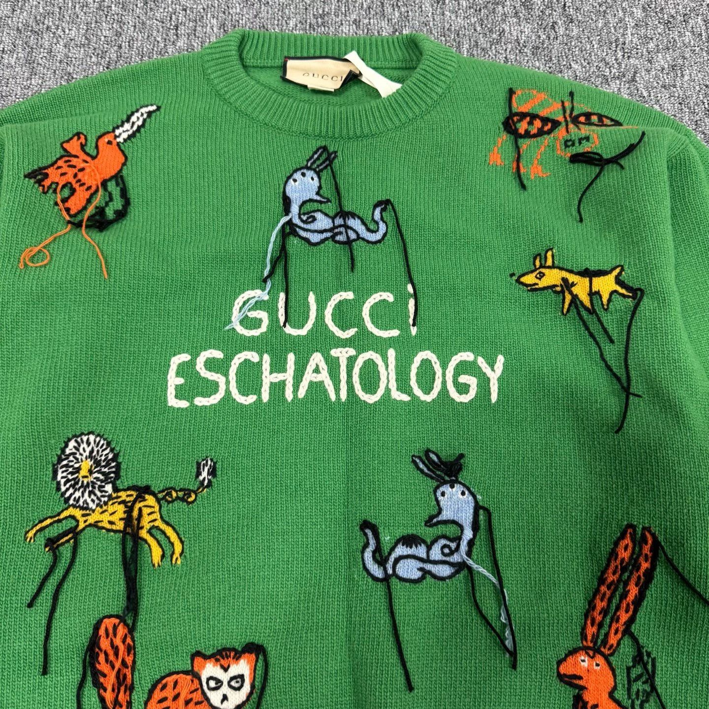 Gucci Gucci Eschatology Animal Embroidered Sweater M Size US M / EU 48-50 / 2 - 6 Thumbnail