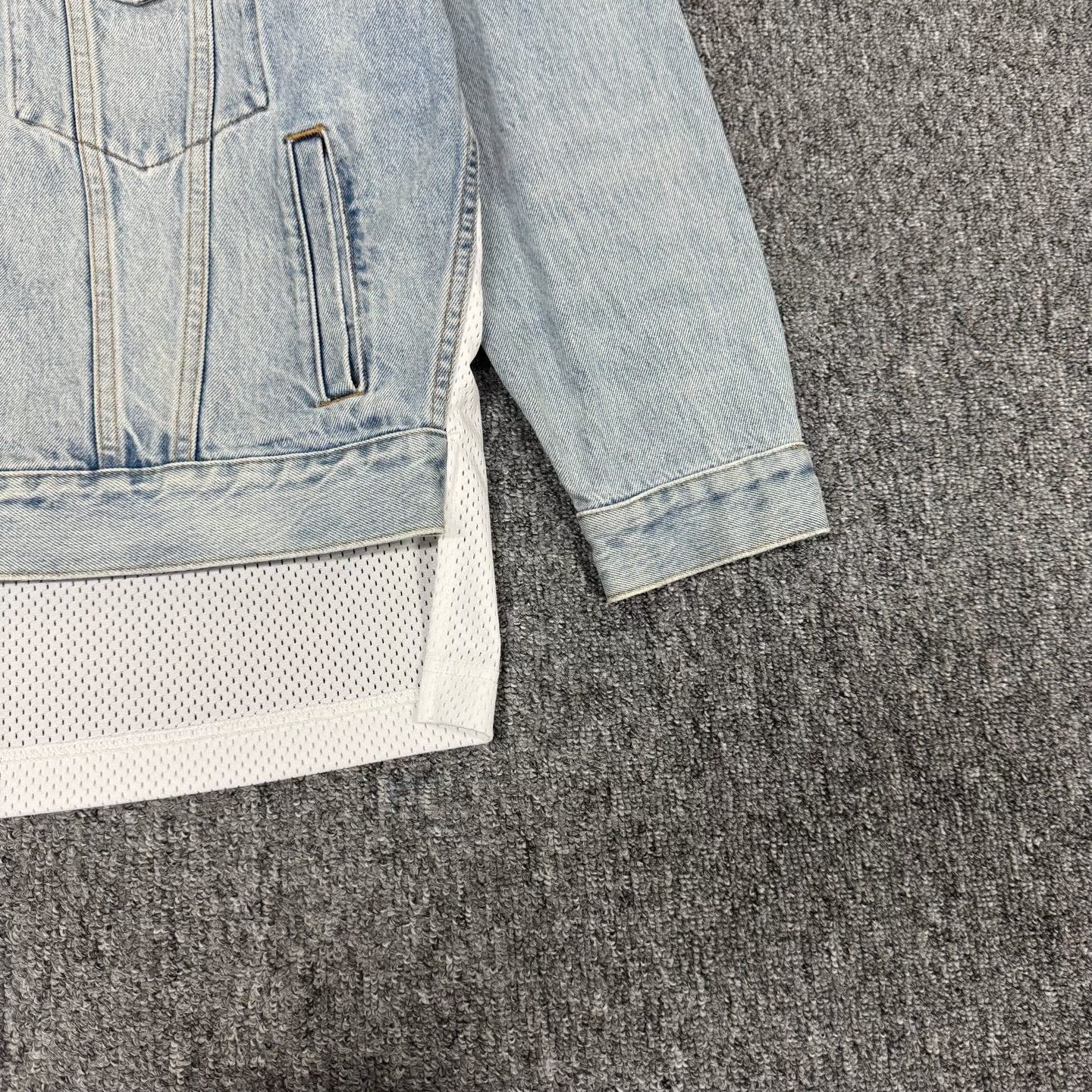 Alexander Wang Alexander Wang Hybrid Denim Jersey Jacket Size M Size US M / EU 48-50 / 2 - 4 Thumbnail