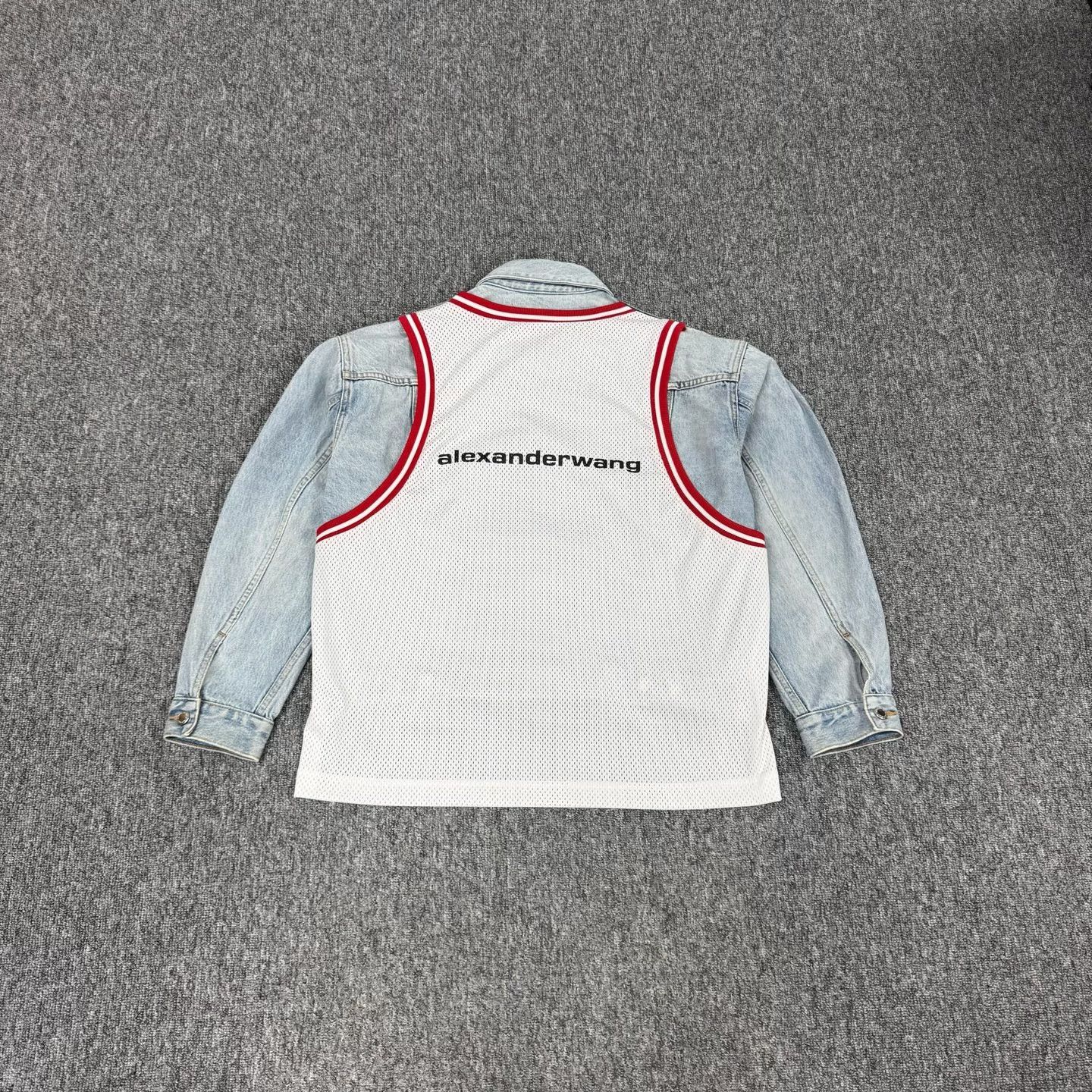 Alexander Wang Alexander Wang Hybrid Denim Jersey Jacket Size M Size US M / EU 48-50 / 2 - 3 Thumbnail