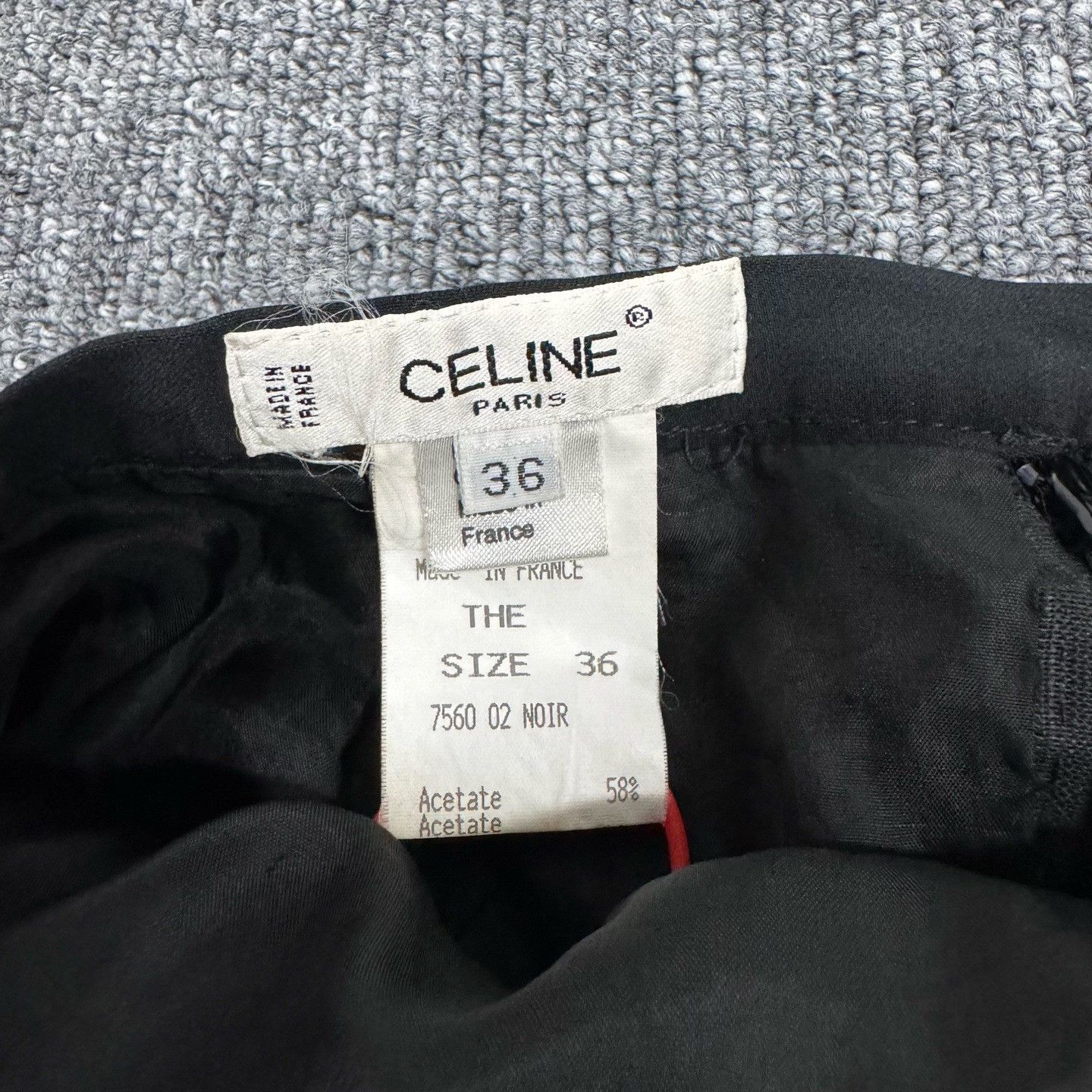 Celine Celine Metal Logo Plate Mini Skirt FR 36 Size 26" / US 2 / IT 38 - 6 Thumbnail