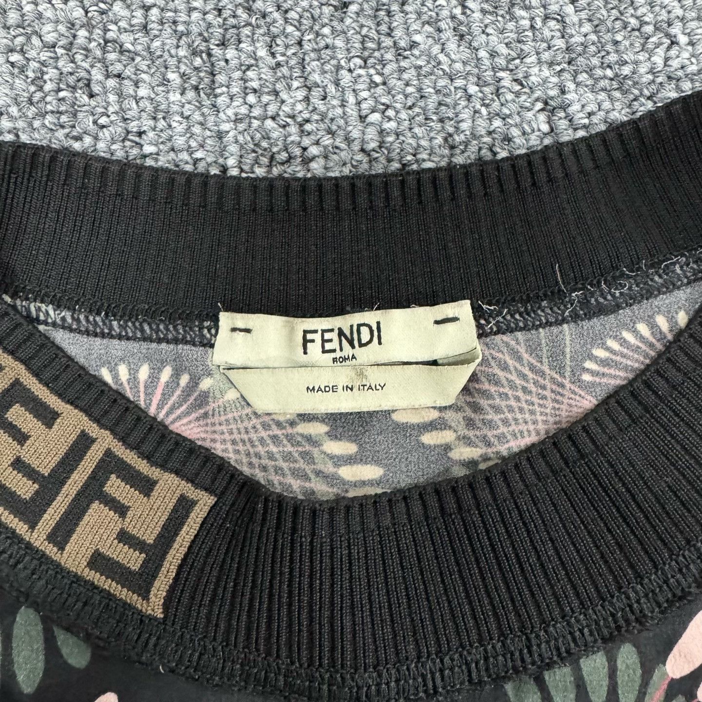 Fendi Fendi Floral Silk Logo Tank Top IT 36 Size XS / US 0-2 / IT 36-38 - 6 Thumbnail