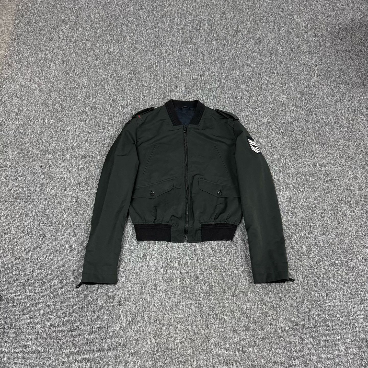 Gucci Gucci Military Patch Nylon Jacket Size 50 Size US M / EU 48-50 / 2 - 2 Thumbnail