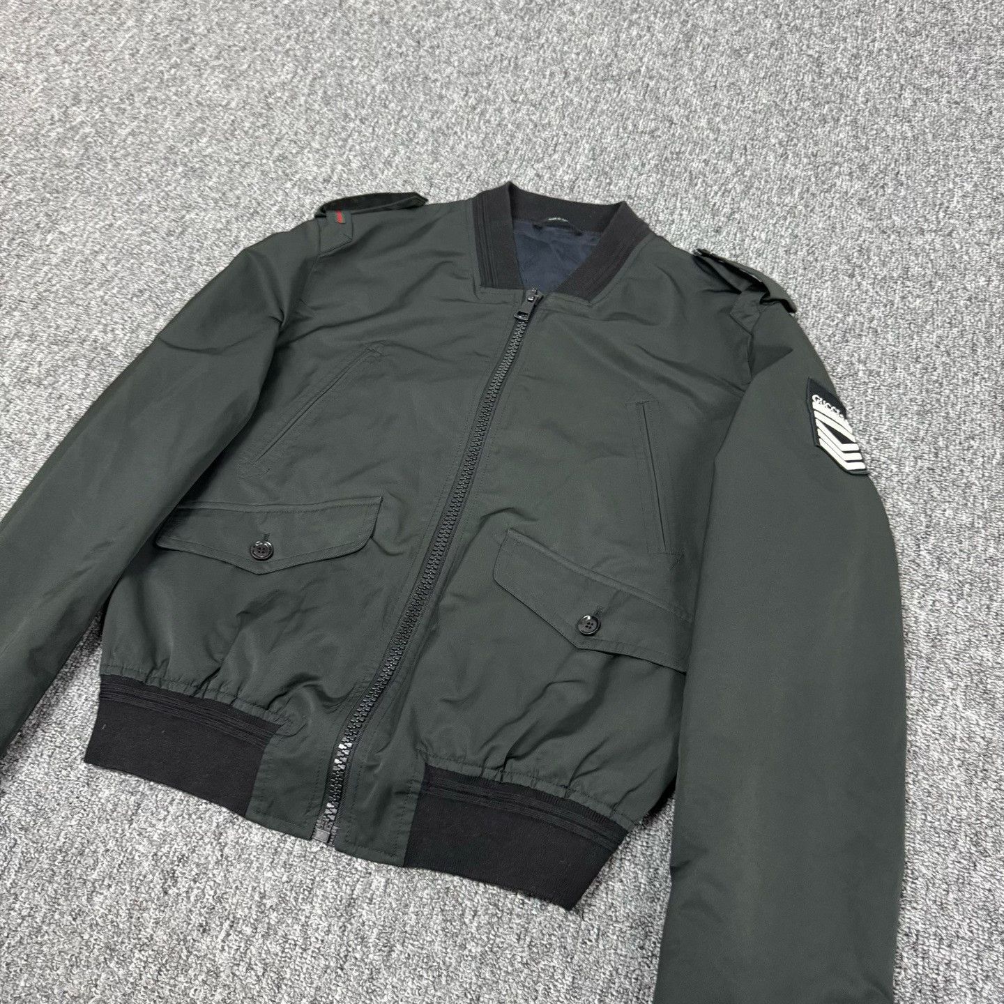 Gucci Gucci Military Patch Nylon Jacket Size 50 Size US M / EU 48-50 / 2 - 5 Thumbnail